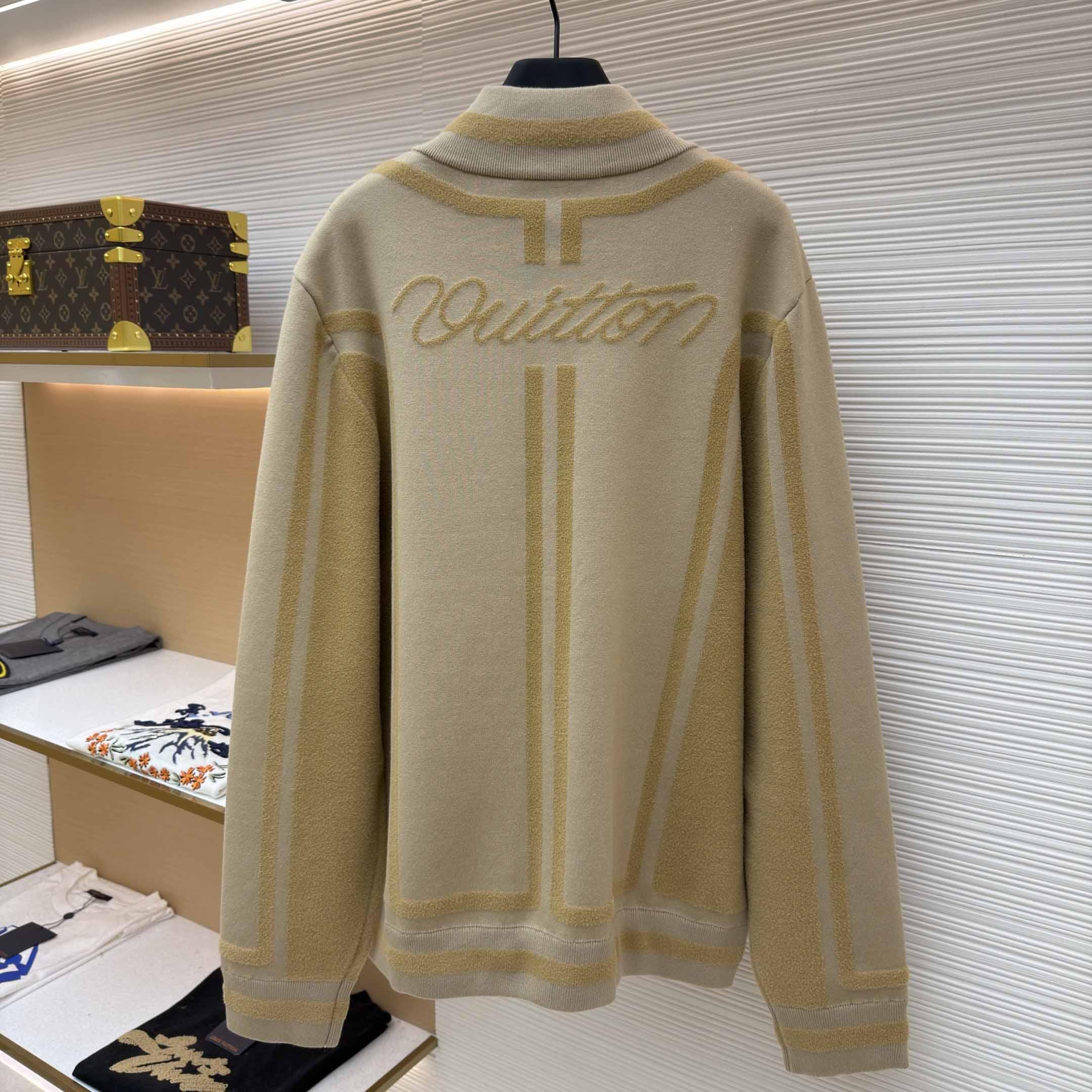 Louis Vuitton Knit Track Top - FashionPlug