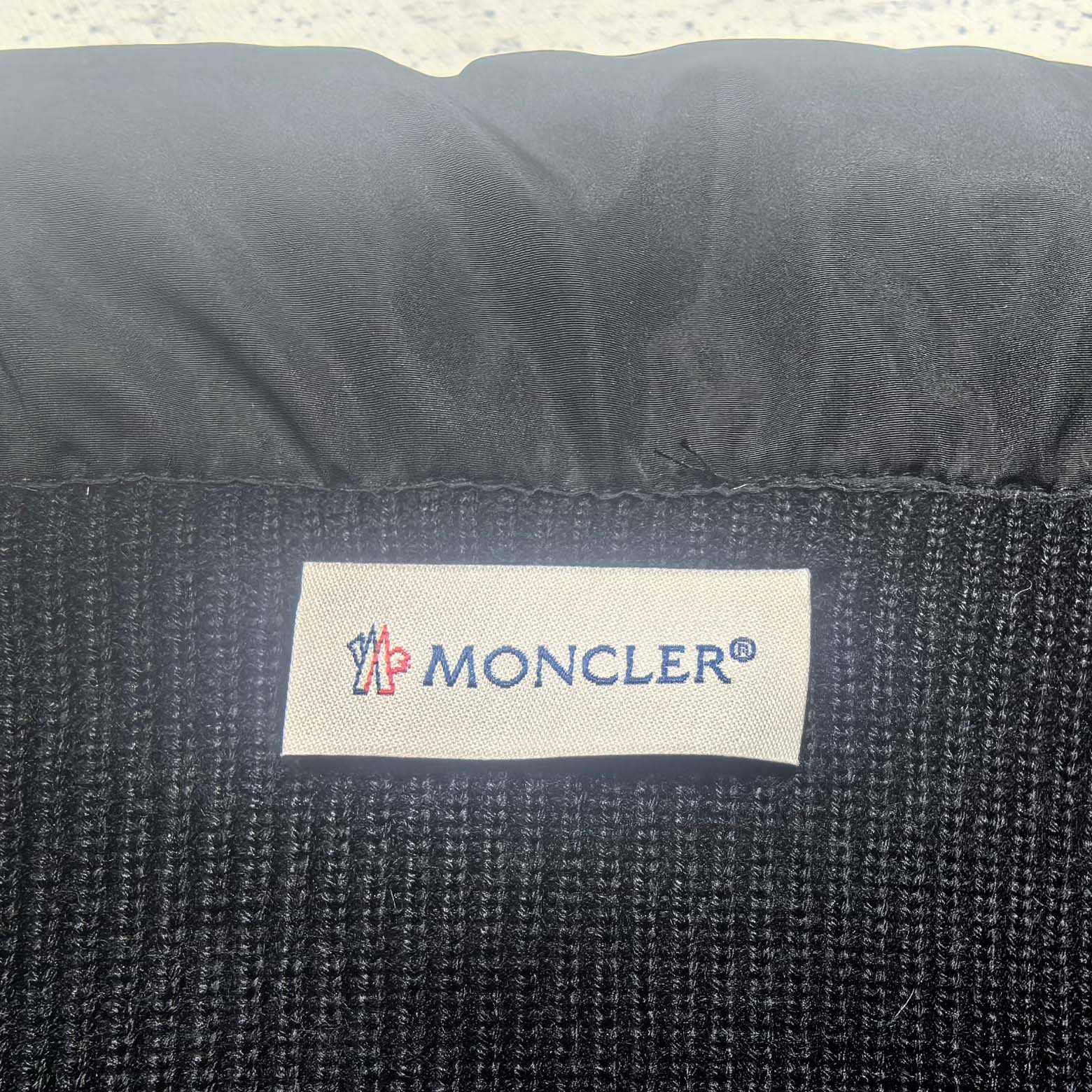 Moncler Ribbed Cotton and Quilted Shell Down Zip-Up Cardigan - FashionPlug
