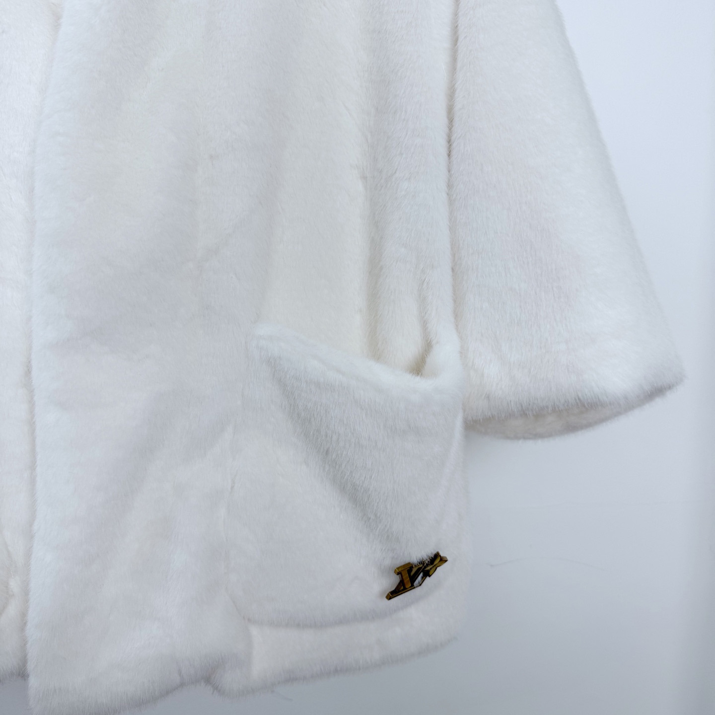 Louis Vuitton Mink Kimono Jacket - FashionPlug