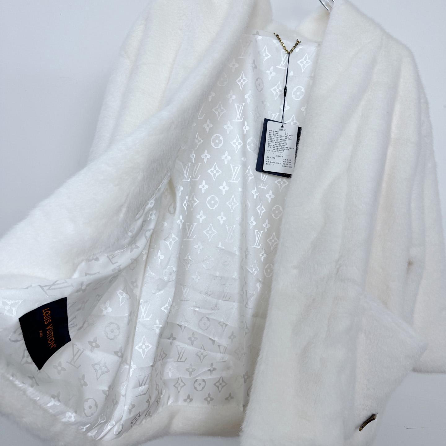Louis Vuitton Mink Kimono Jacket - FashionPlug