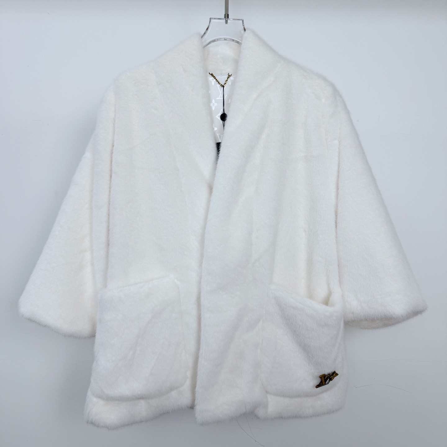 Louis Vuitton Mink Kimono Jacket - FashionPlug
