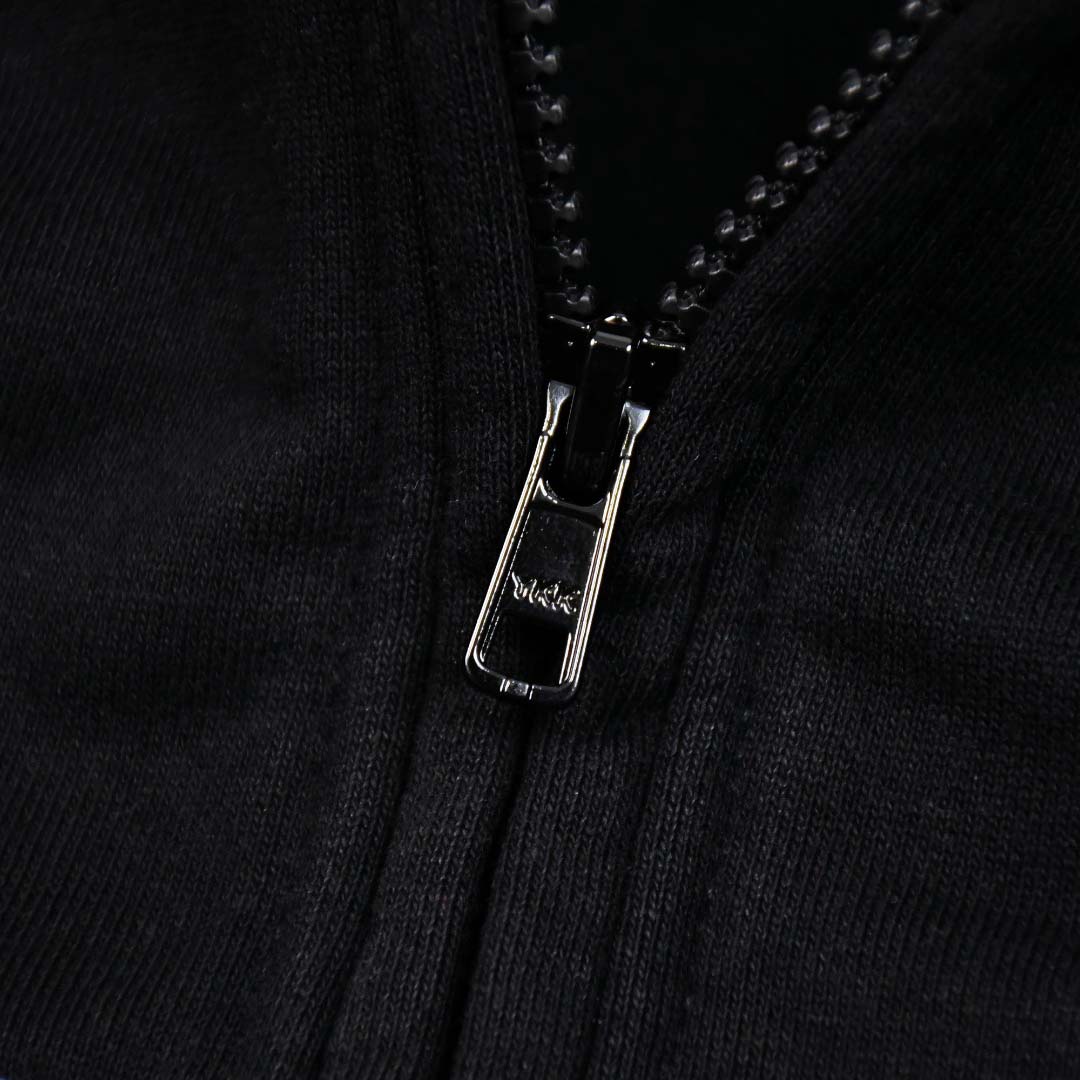 Supreme Crest Appliqué Half Zip Pullover 'Black' - FashionPlug