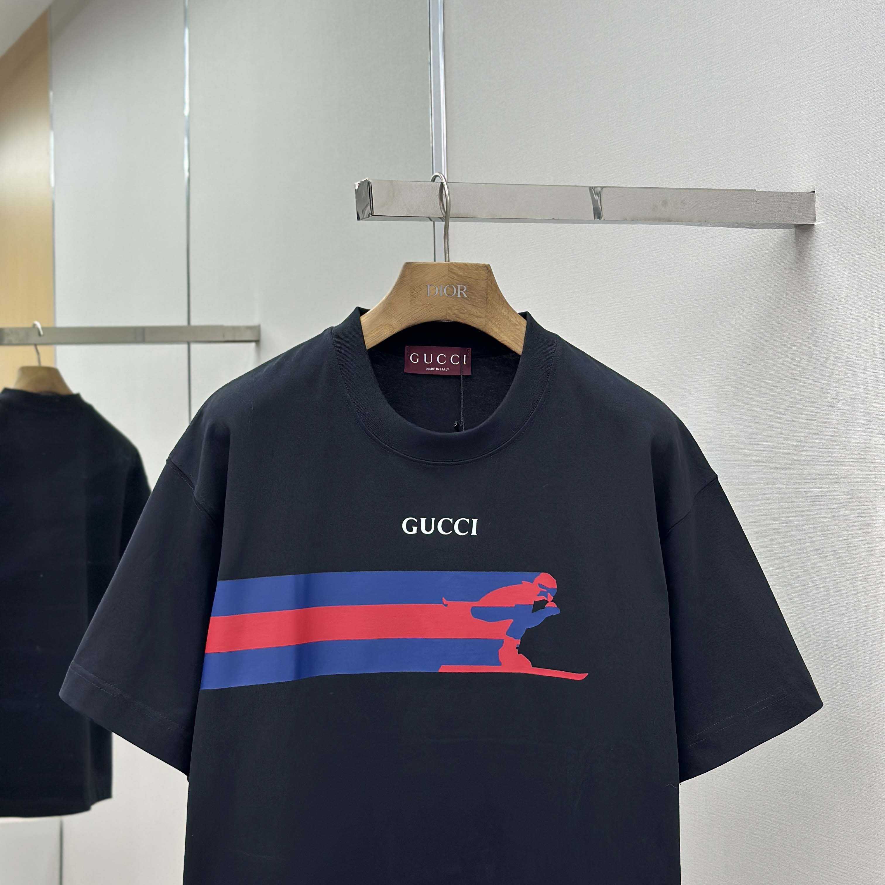 Gucci Cotton Jersey T-shirt With Print - FashionPlug