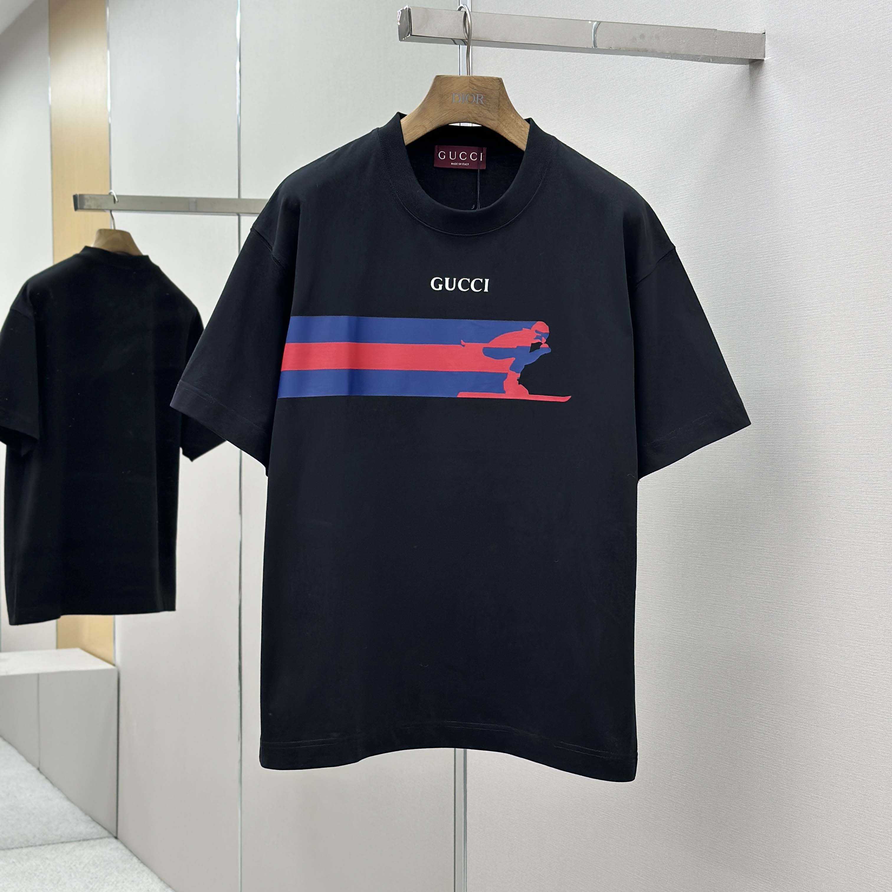Gucci Cotton Jersey T-shirt With Print - FashionPlug