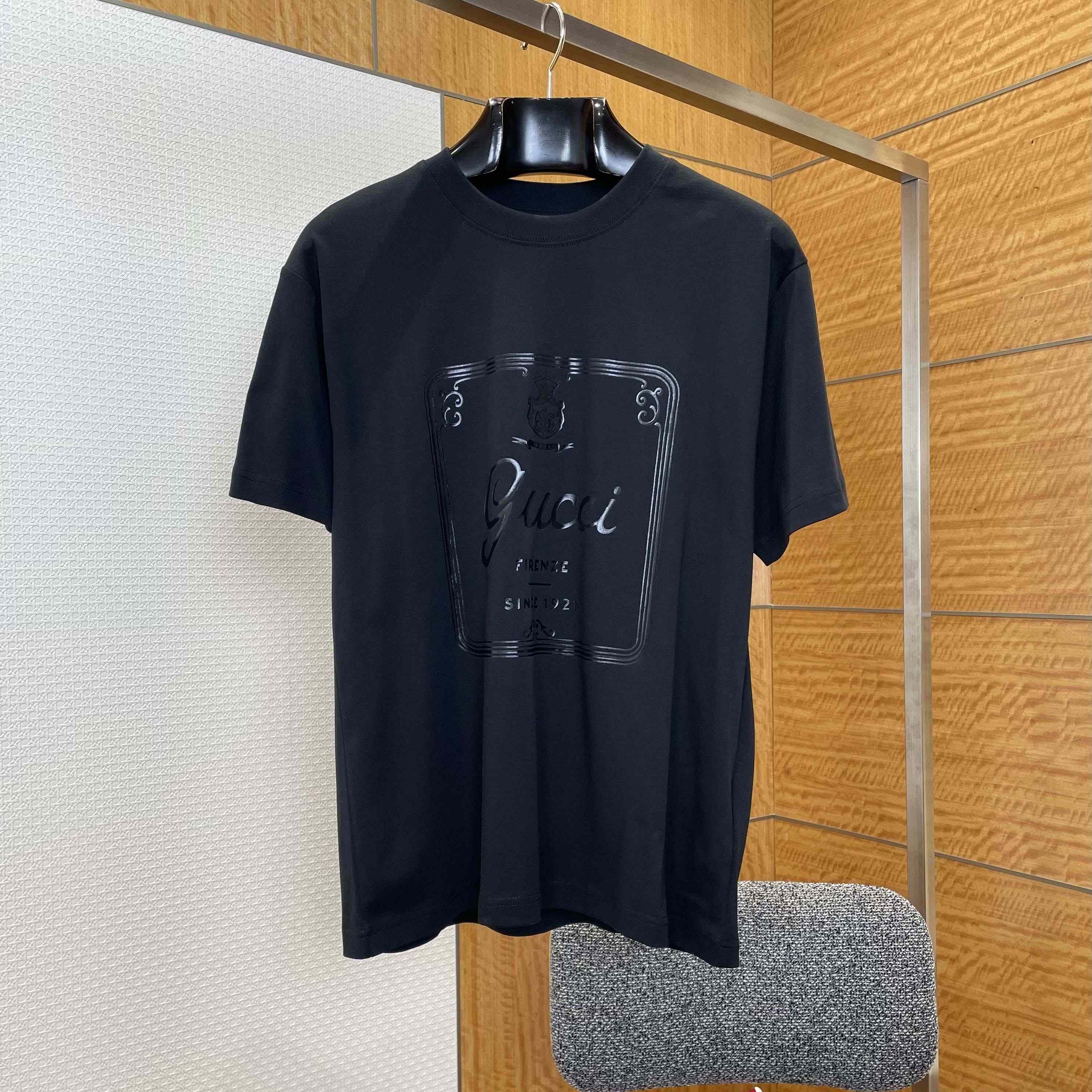 Gucci Soft Cotton Jersey T-shirt With Print - FashionPlug