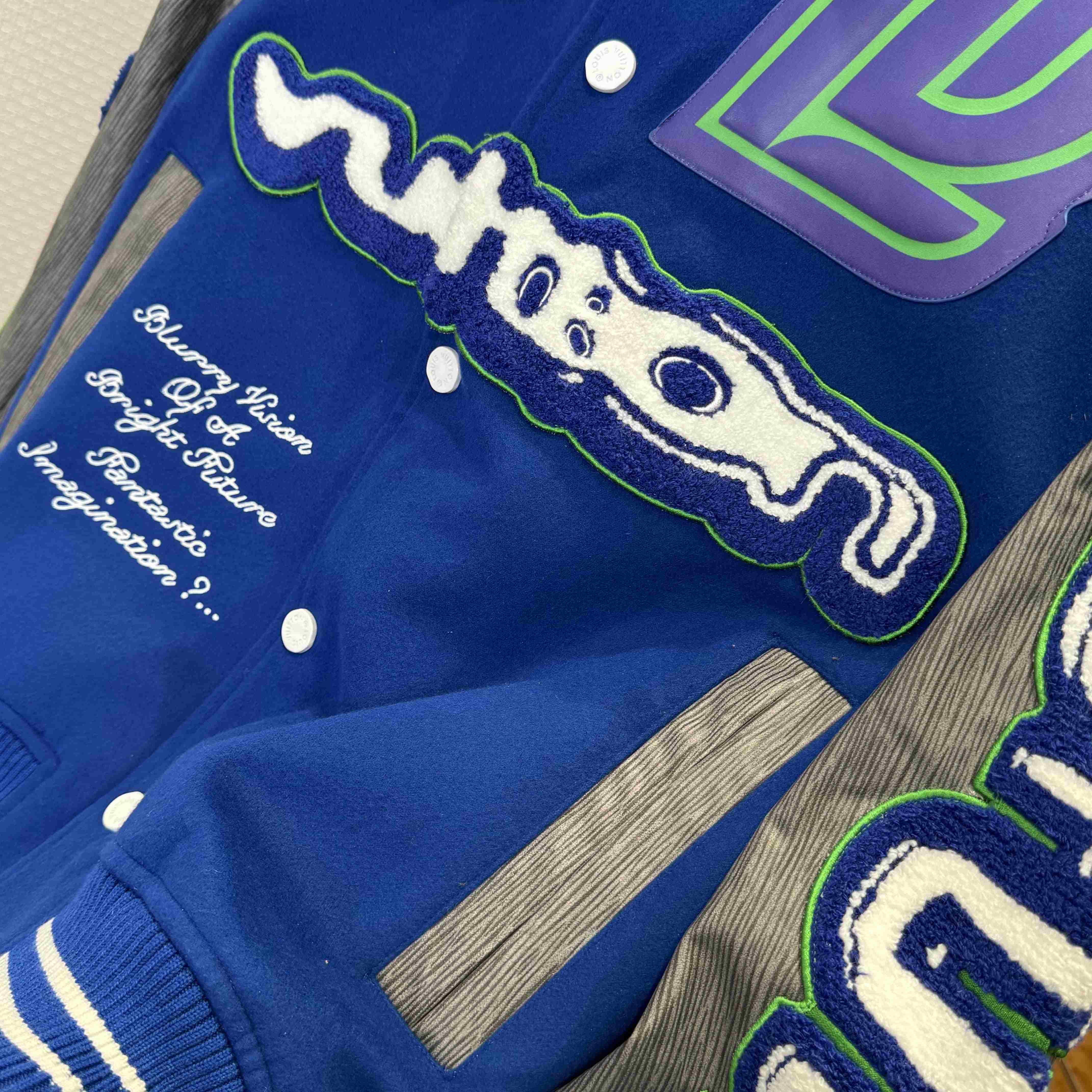 Louis Vuitton Varsity Jacket  - FashionPlug