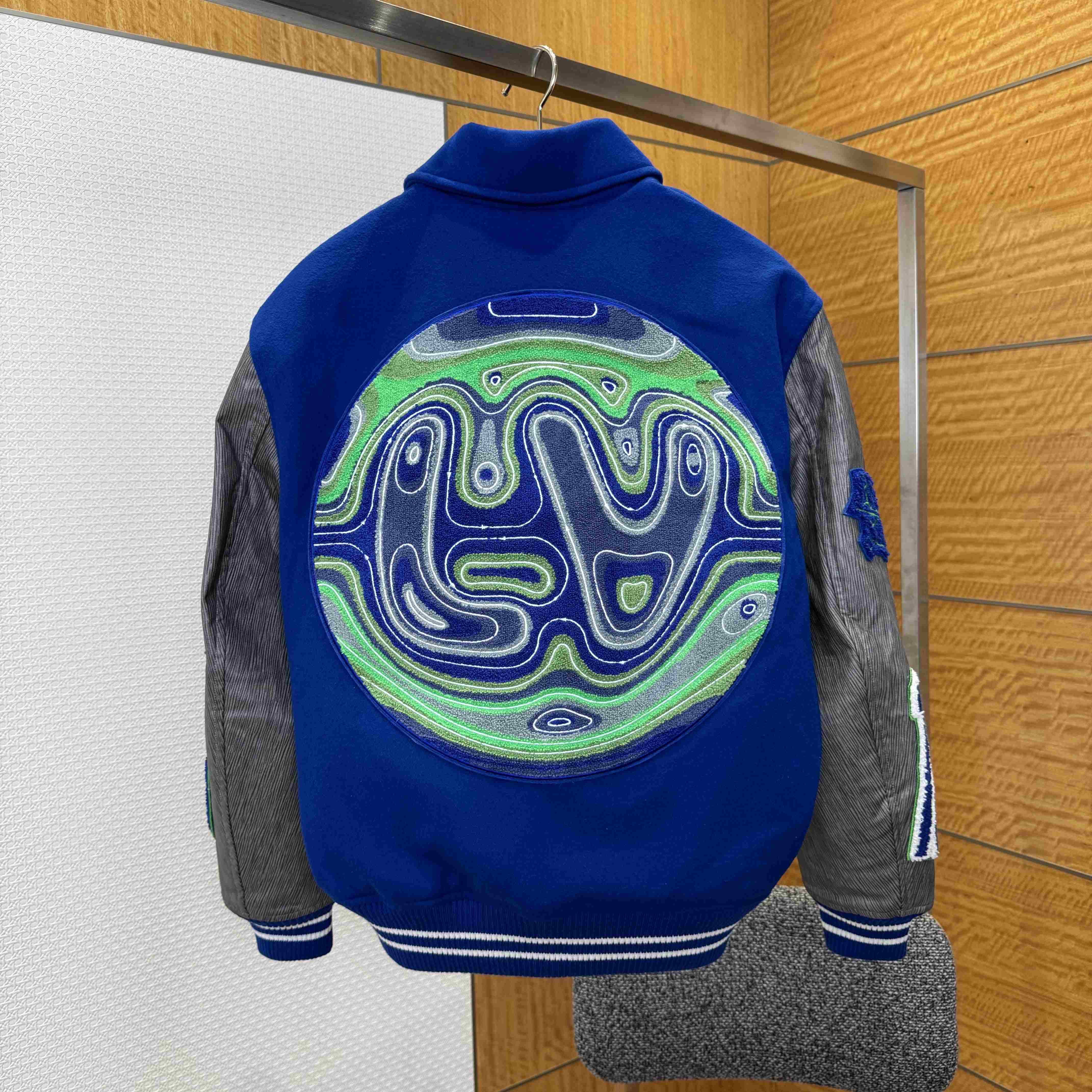 Louis Vuitton Varsity Jacket  - FashionPlug