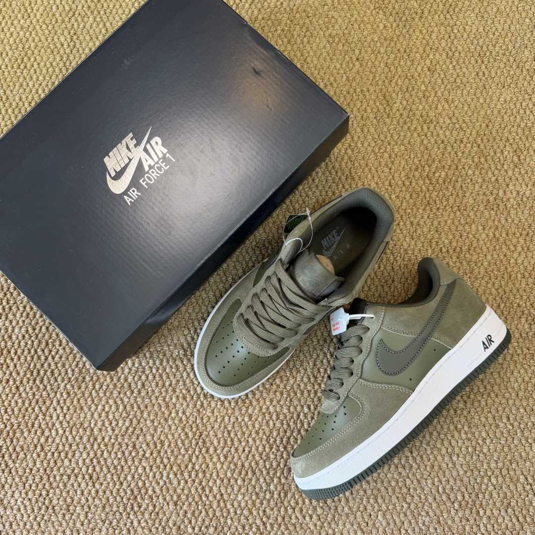 Nike Air Force 1 Low “Olive Suede” | IB6388-200 - FashionPlug