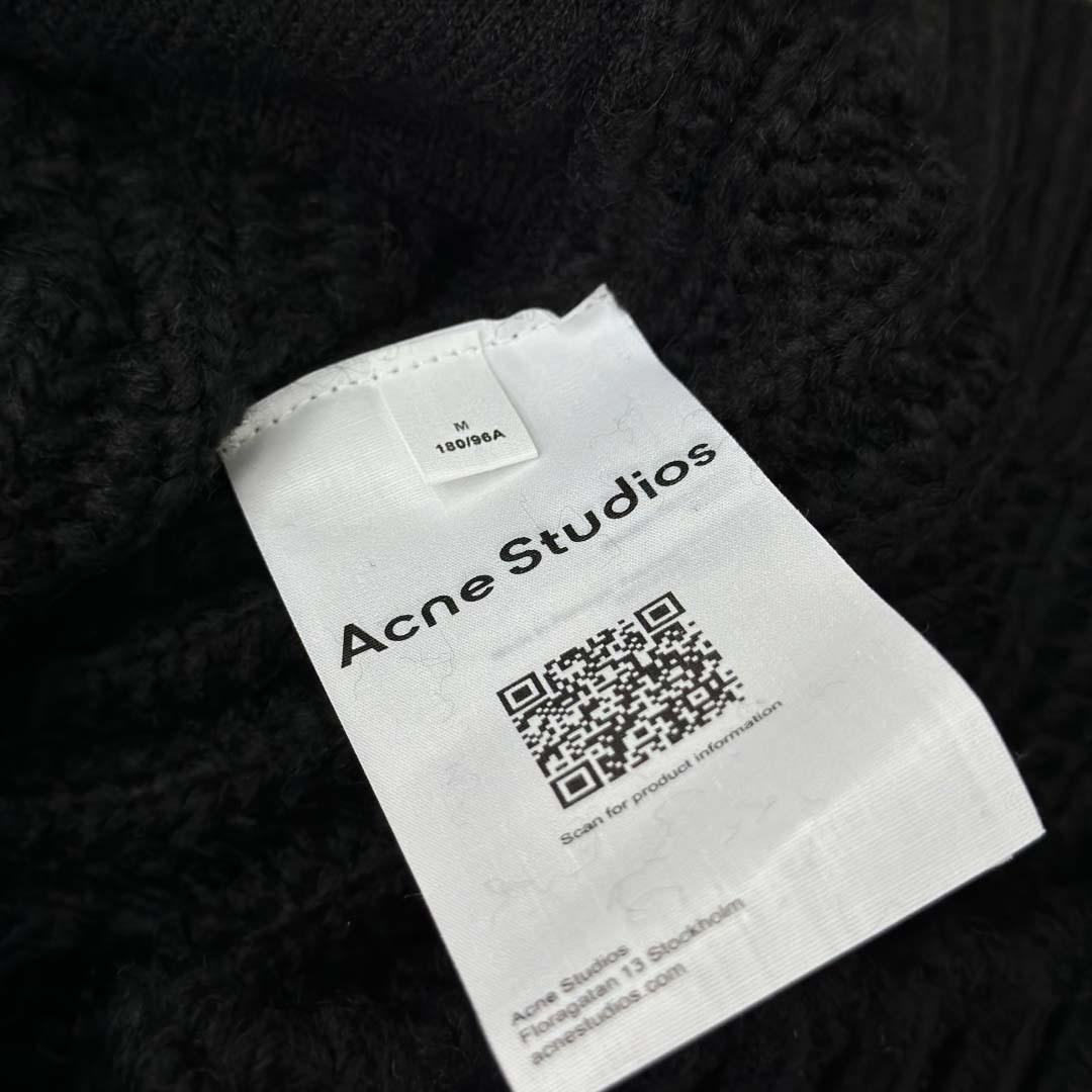 Acne Studios Wool Zip Cardigan - FashionPlug