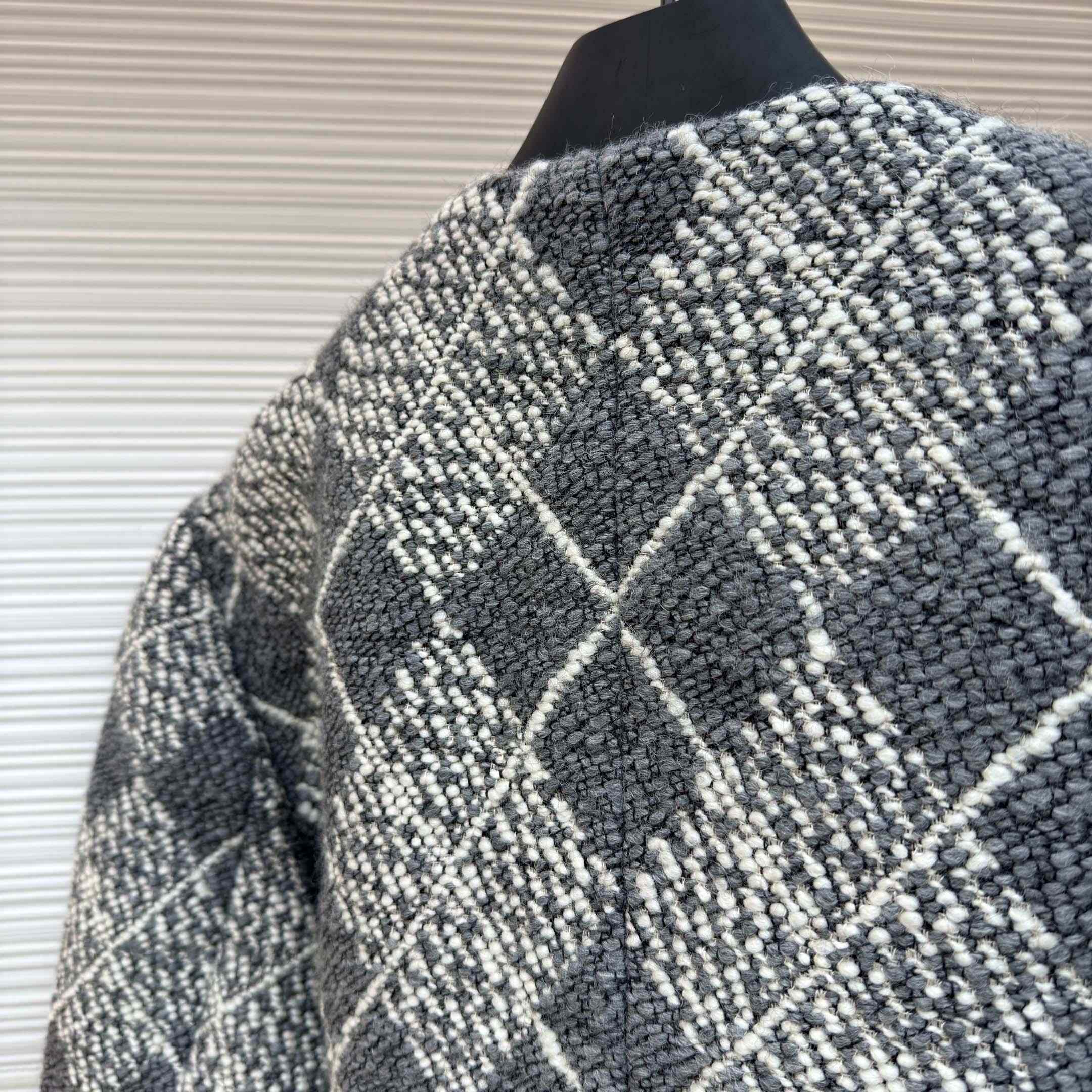 Louis Vuitton Chic Collarless Wool Jacket - FashionPlug