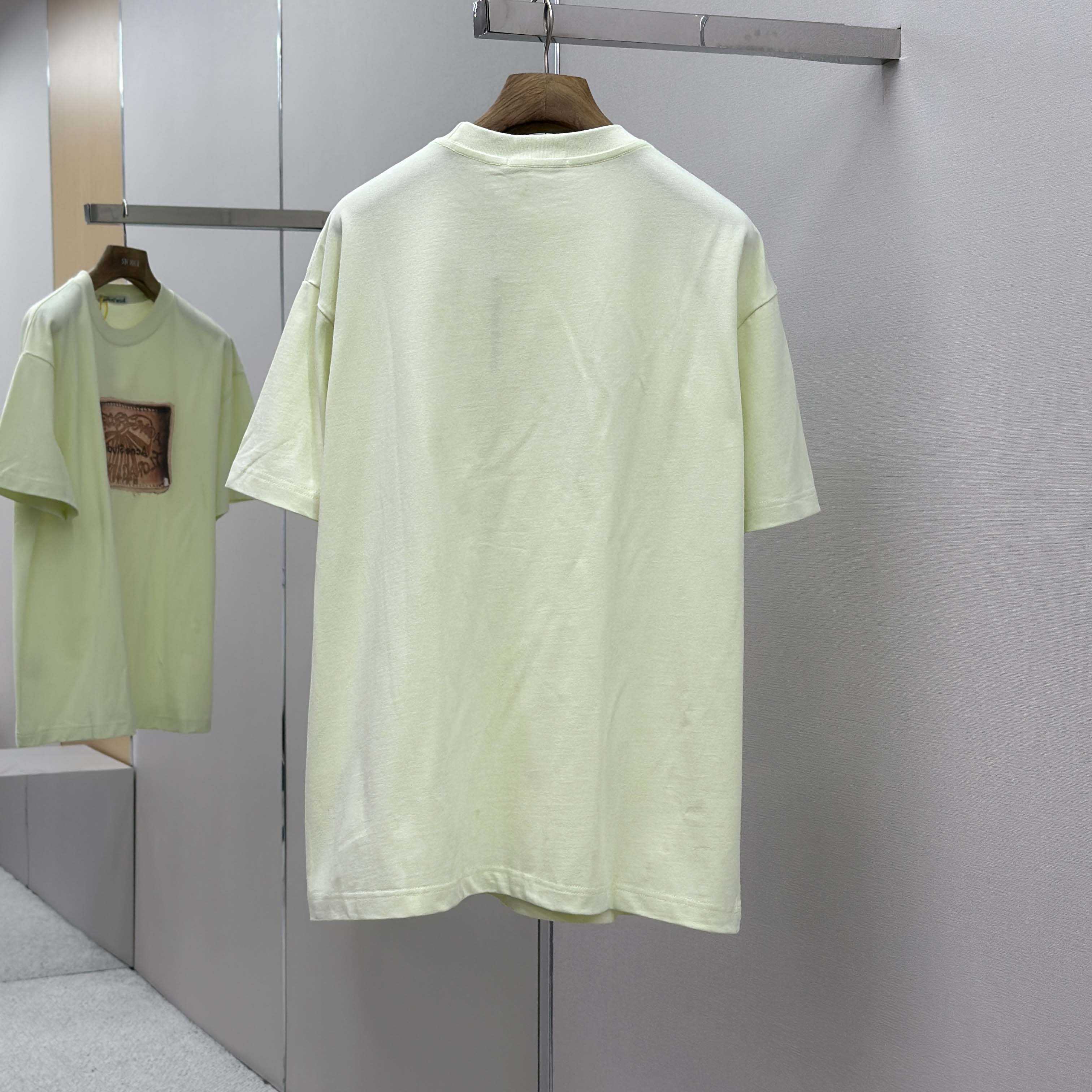 Acne Studios Logo T-shirt - Pistachio Green - FashionPlug