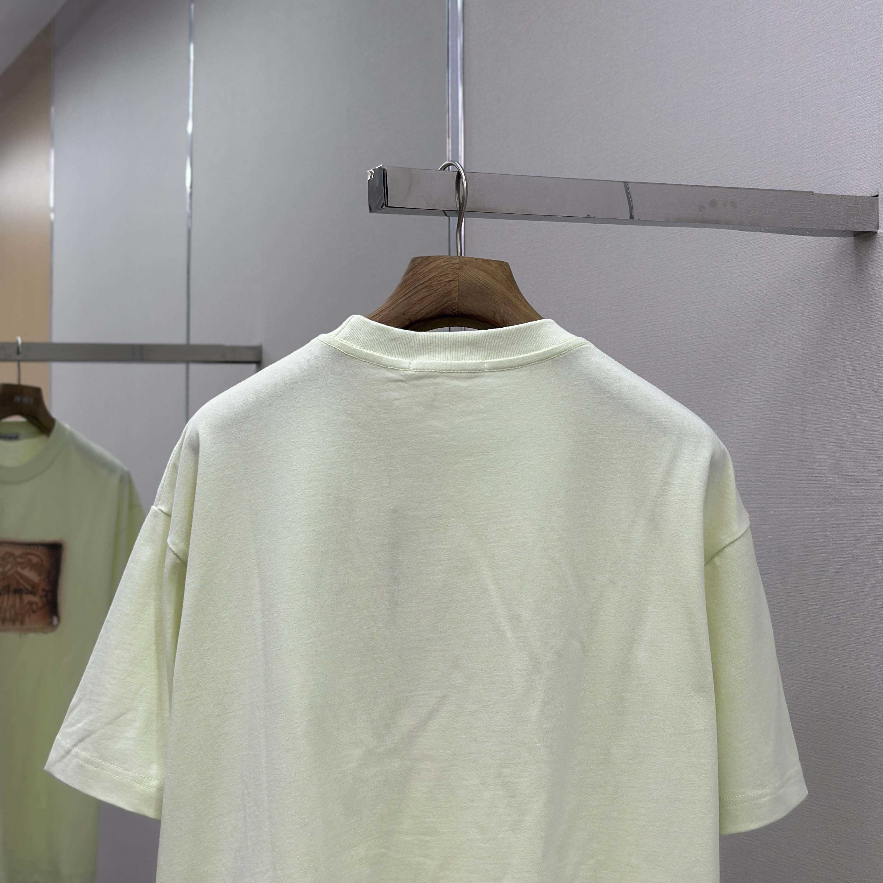 Acne Studios Logo T-shirt - Pistachio Green - FashionPlug