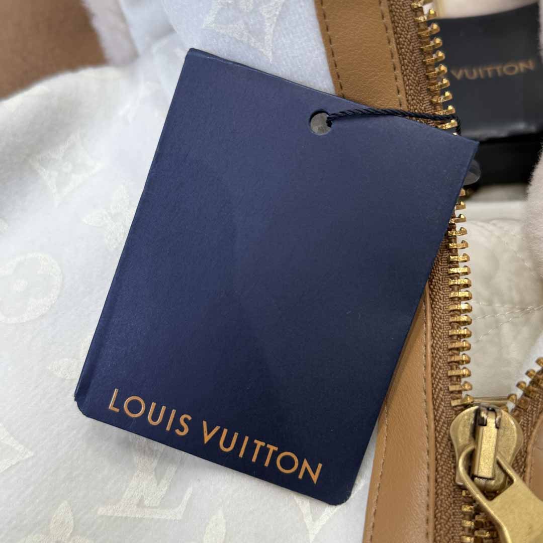 Louis Vuitton Monogram Blouson With Shearling Collar  1AJBD1 - FashionPlug