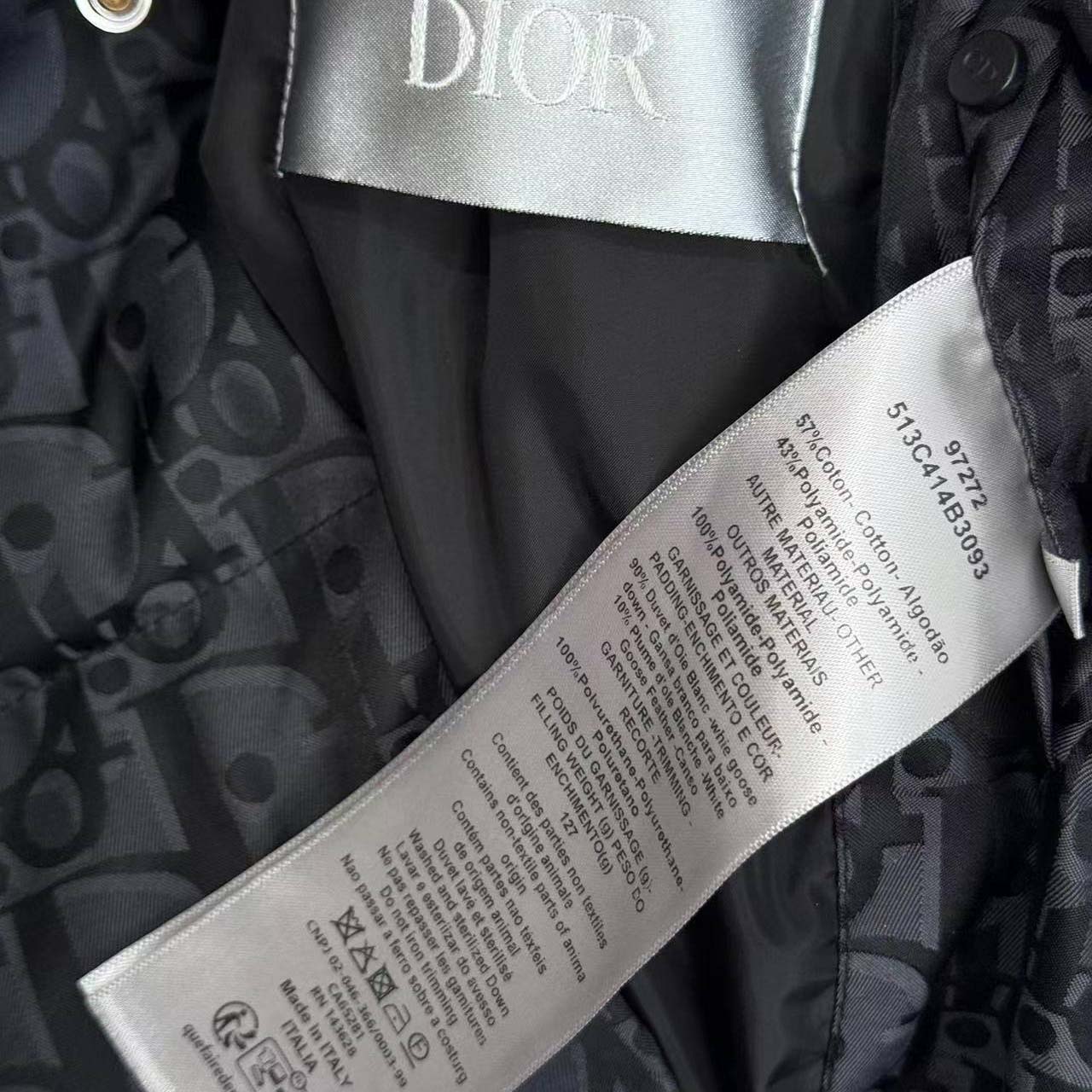 Dior Mountain Quilted Blouson Jacket - FashionPlug