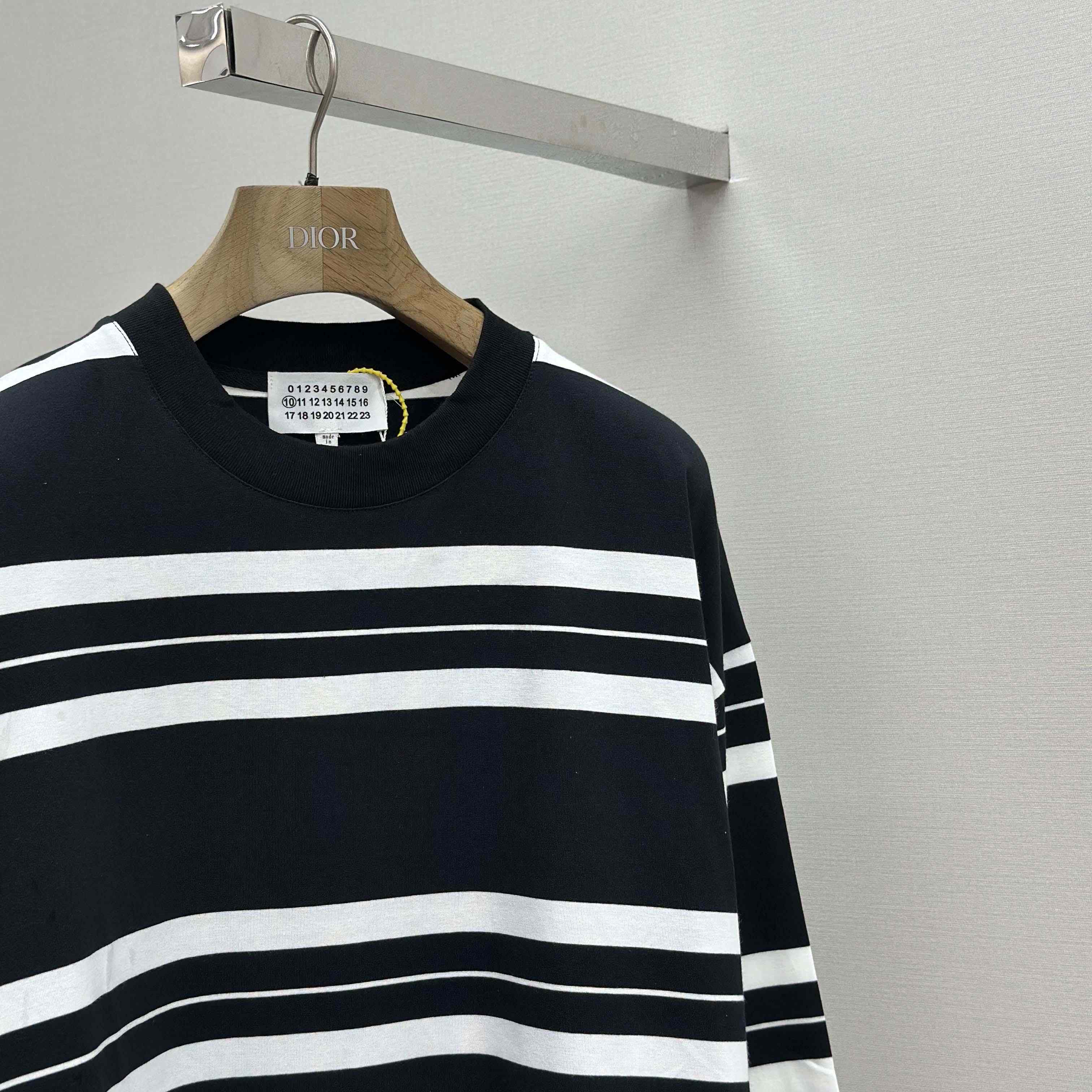 Maison Margiela Striped Long-sleeved - FashionPlug