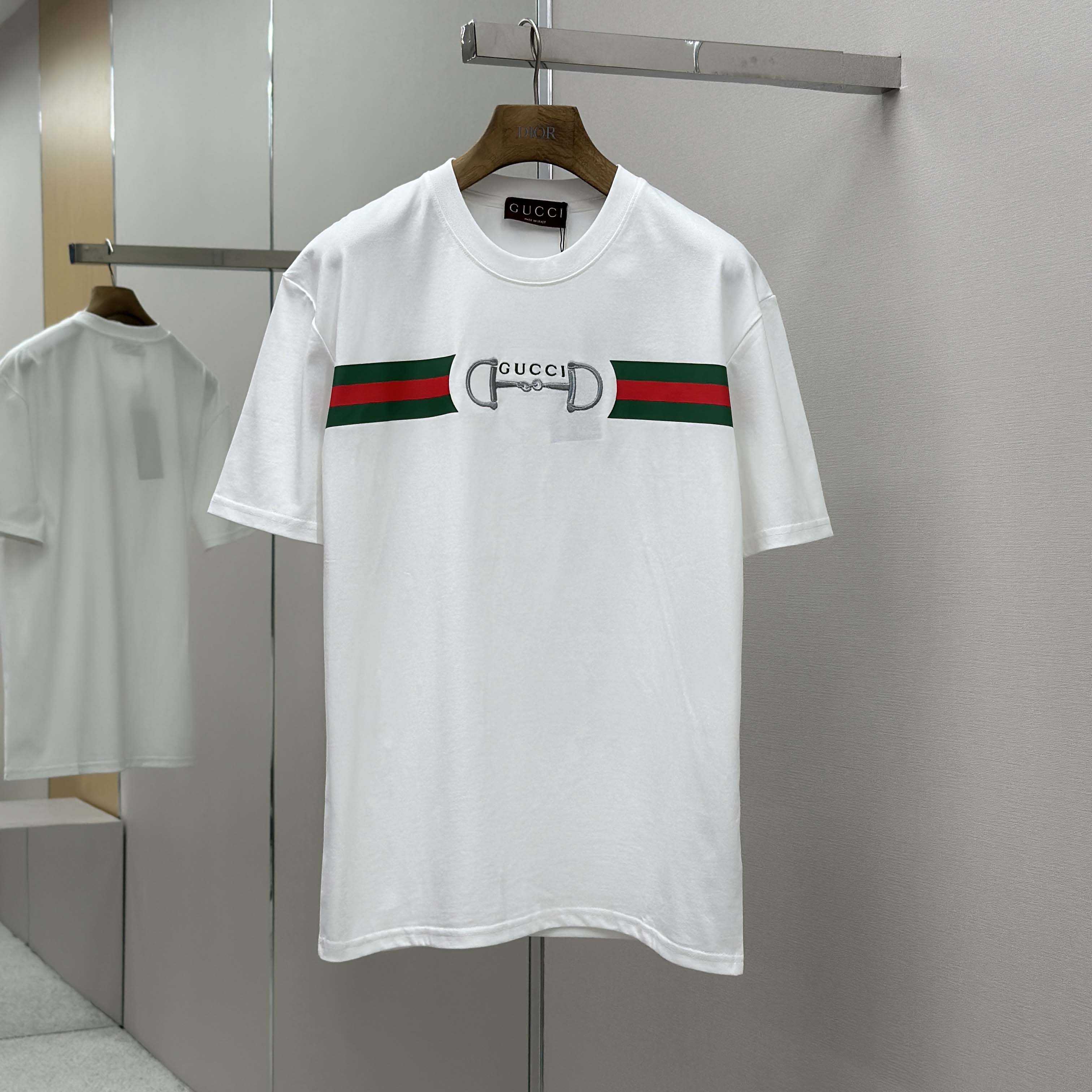 Gucci Cotton Jersey T-shirt With Embroidery - FashionPlug