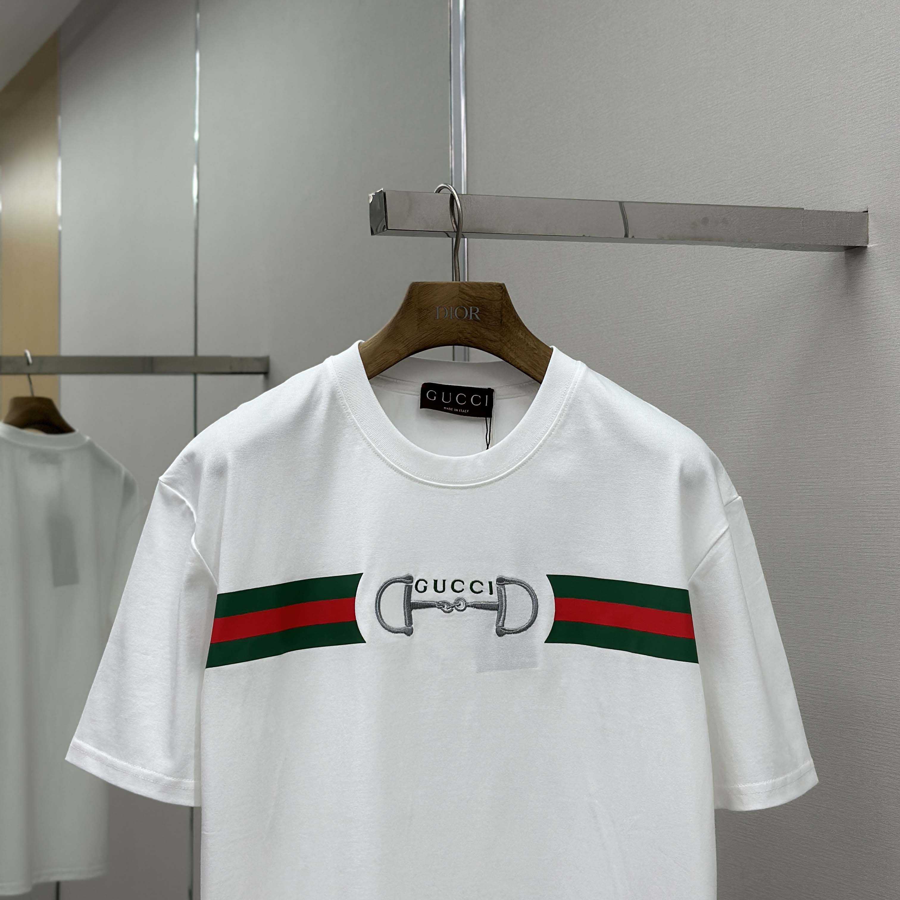 Gucci Cotton Jersey T-shirt With Embroidery - FashionPlug