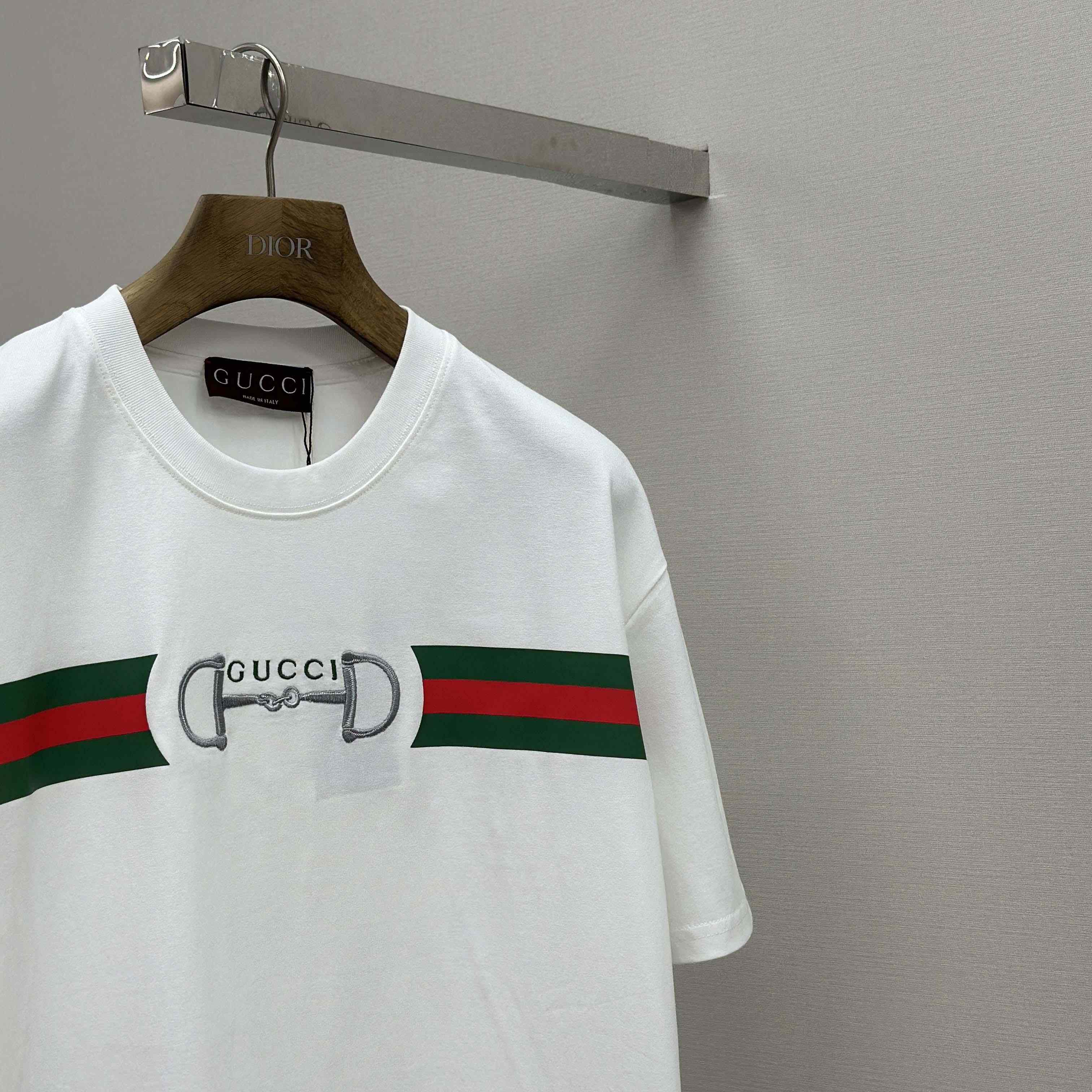 Gucci Cotton Jersey T-shirt With Embroidery - FashionPlug