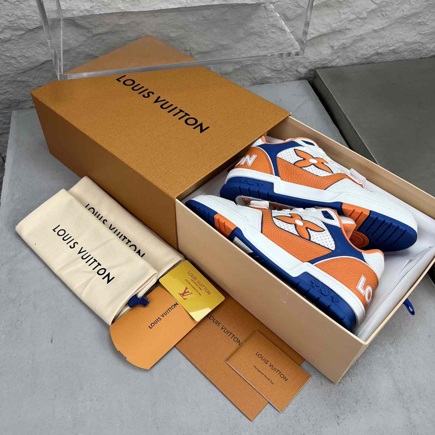 Louis Vuitton LV Trainer Sneaker - FashionPlug