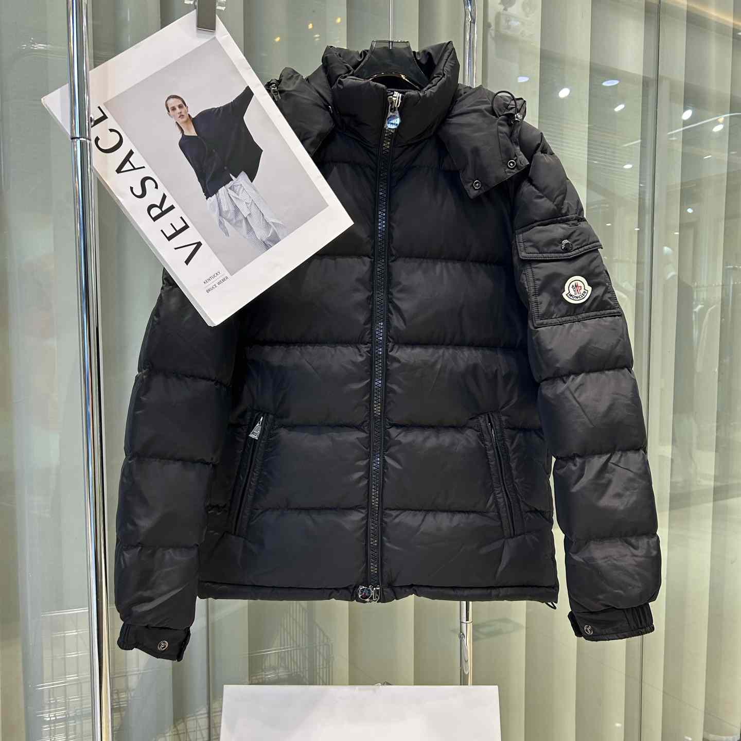 Moncler Maya Matte Short Down Jacket - FashionPlug