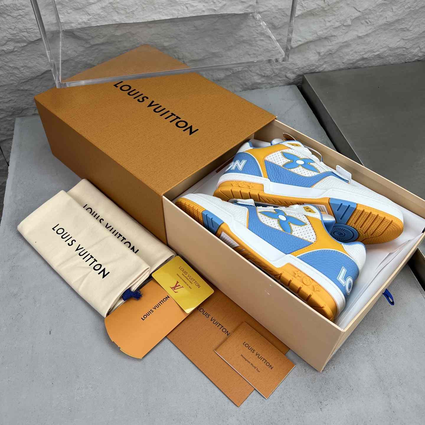 Louis Vuitton LV Trainer Sneaker - FashionPlug