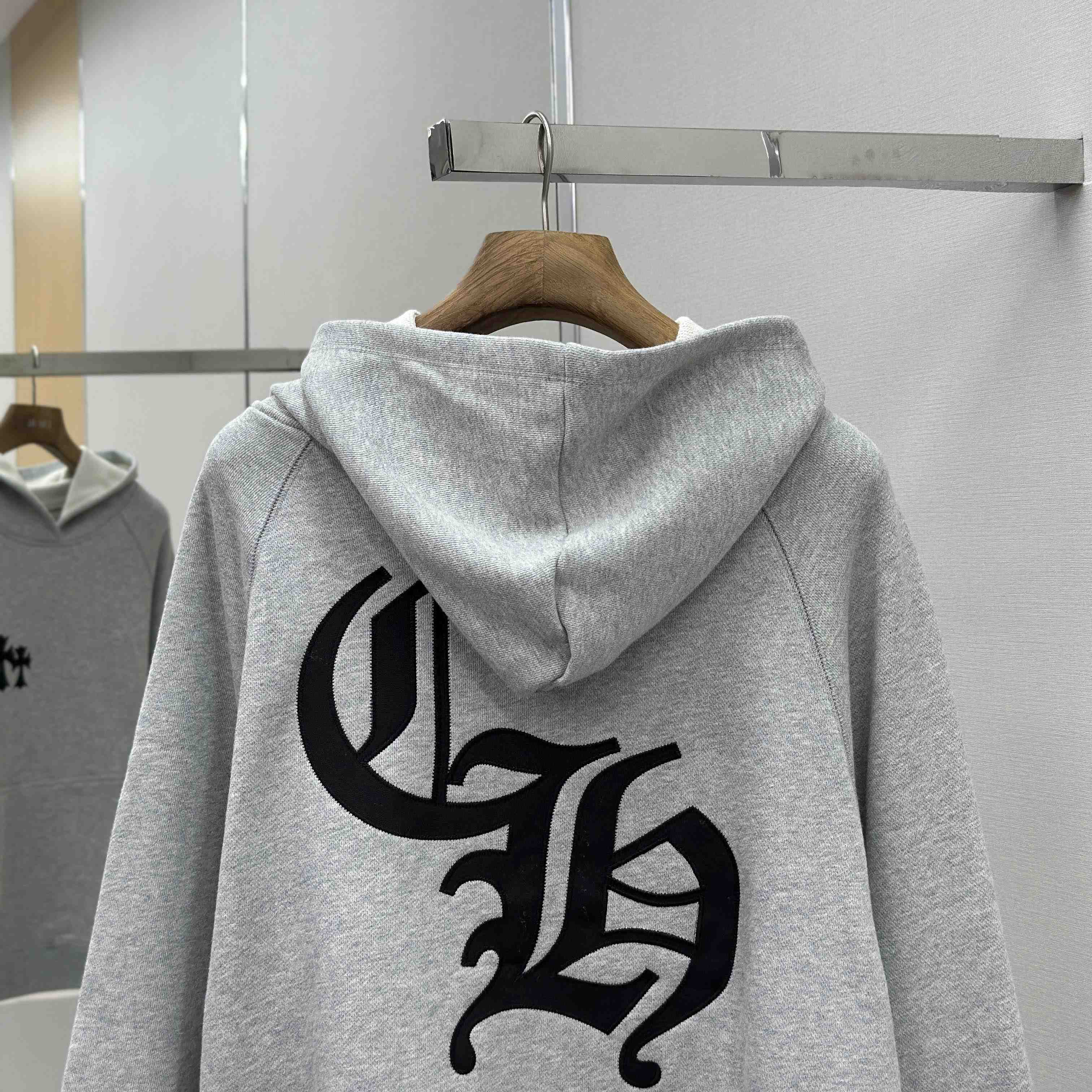 Chrome Heart Cotton Hoodie - FashionPlug