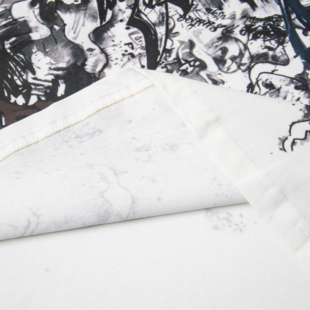 Hellstar Graffiti Long-Sleeve 'White' - FashionPlug