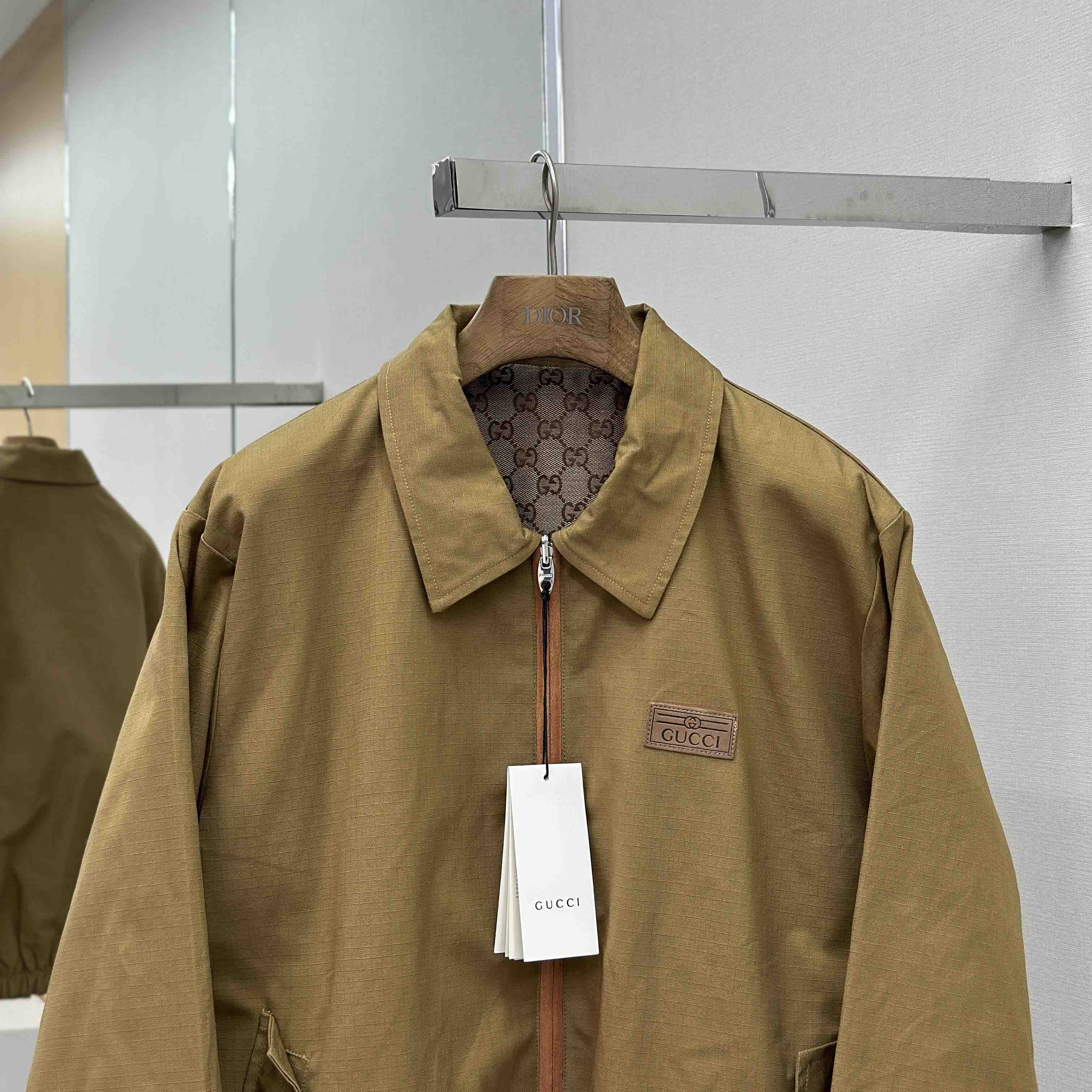 Gucci Reversible GG Jacket - FashionPlug