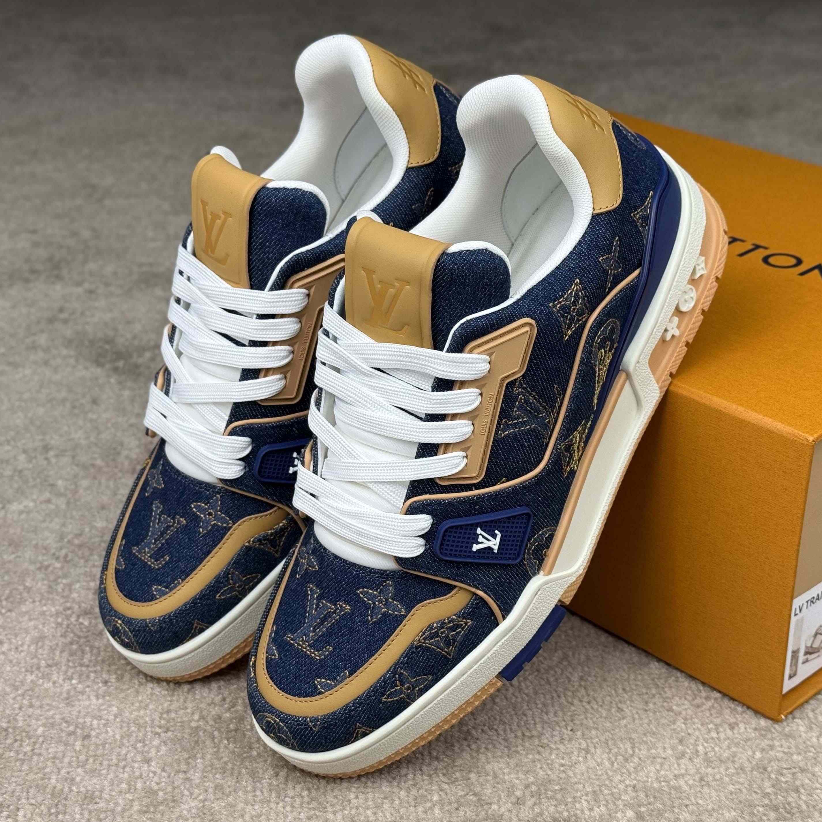 Louis Vuitton LV Trainer Sneaker    - FashionPlug