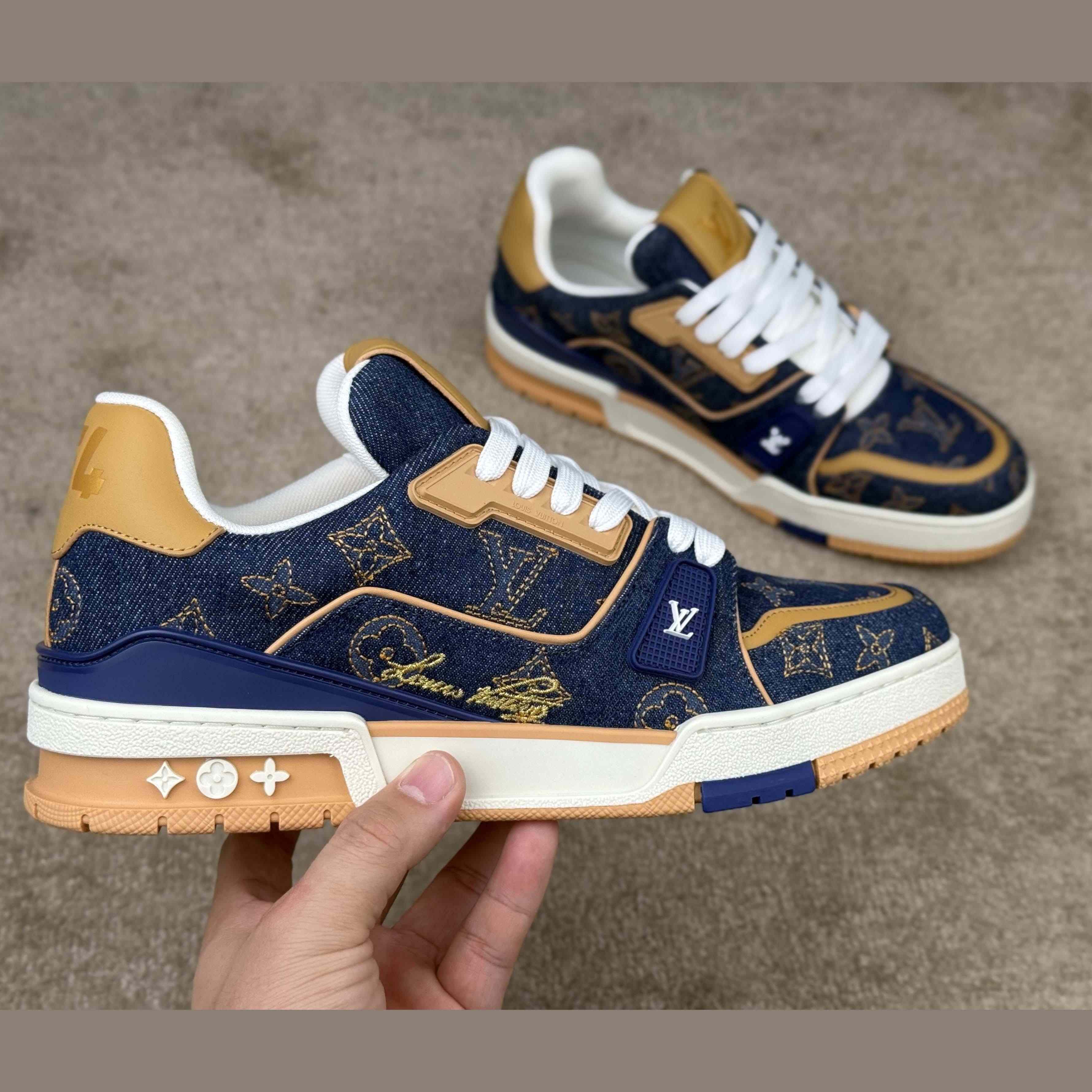 Louis Vuitton LV Trainer Sneaker    - FashionPlug