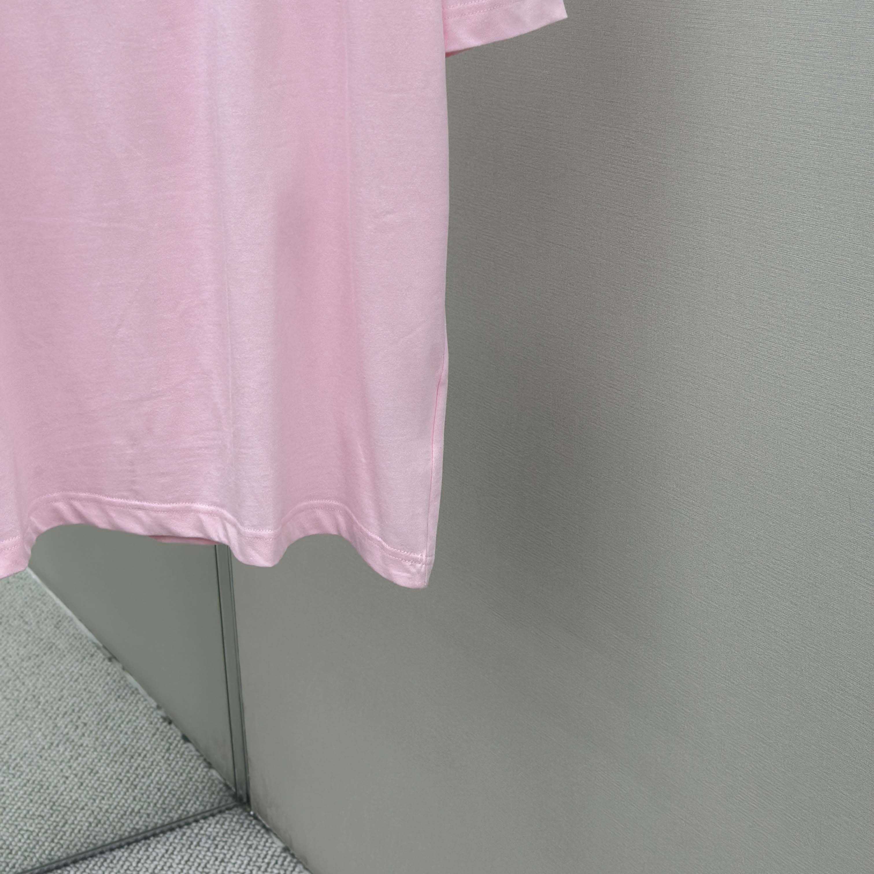 Acne Studios Logo T-shirt - Baby pink - FashionPlug