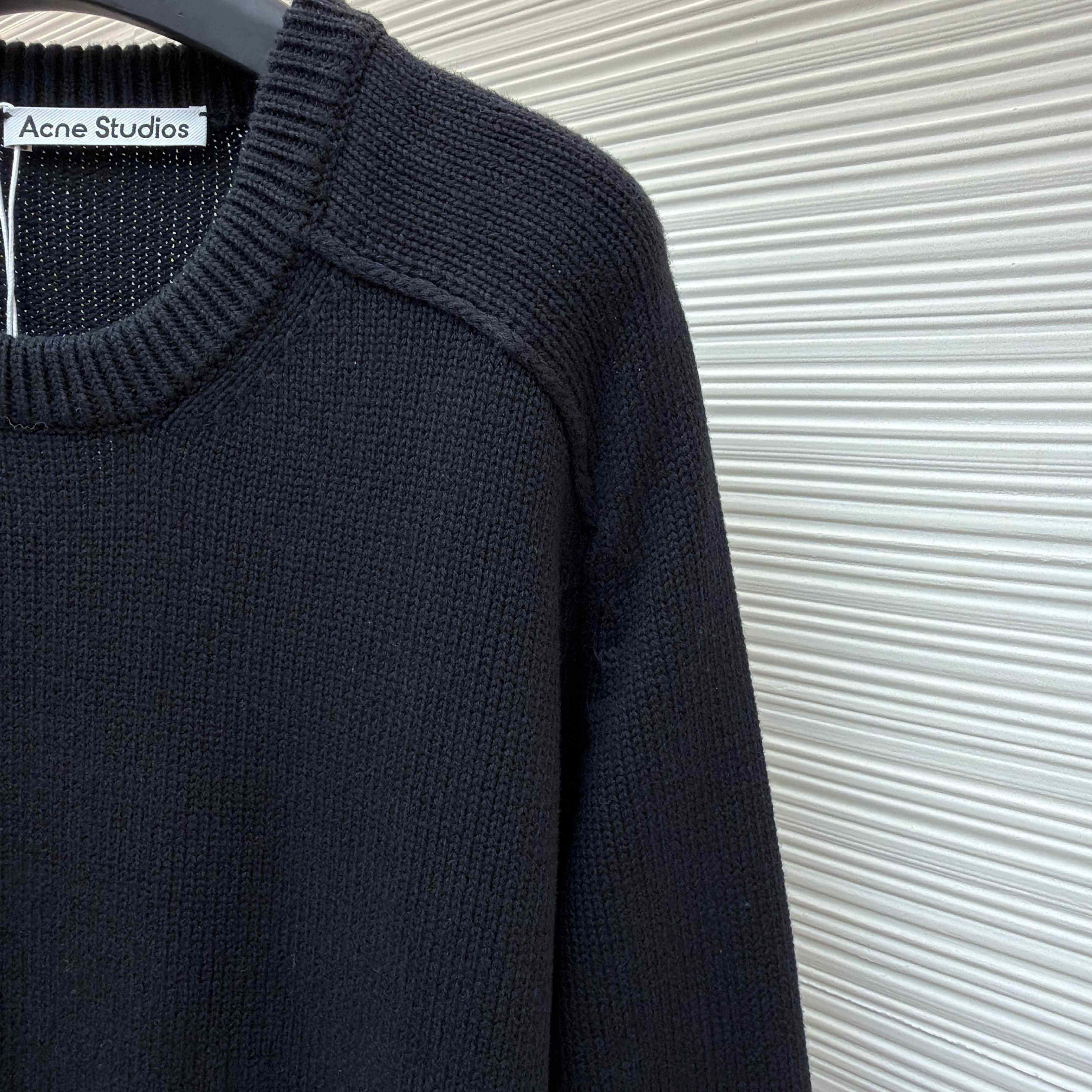 Acne Studios Wool Logo Jumper - FashionPlug