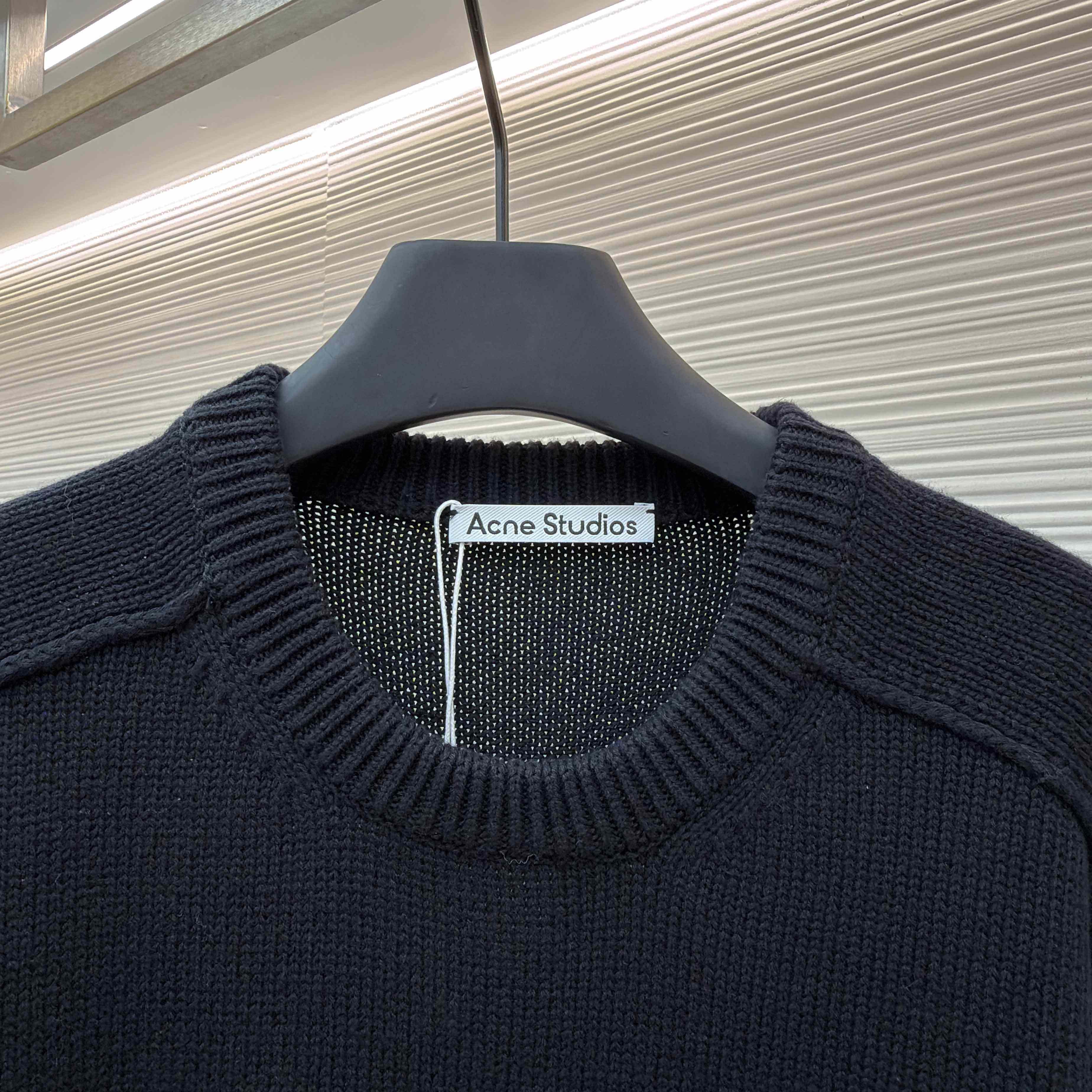 Acne Studios Wool Logo Jumper - FashionPlug