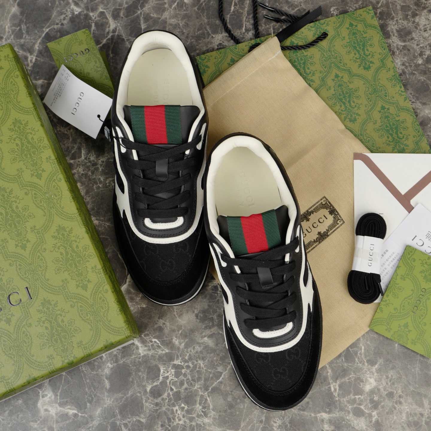 Gucci Re-Web Sneaker - FashionPlug