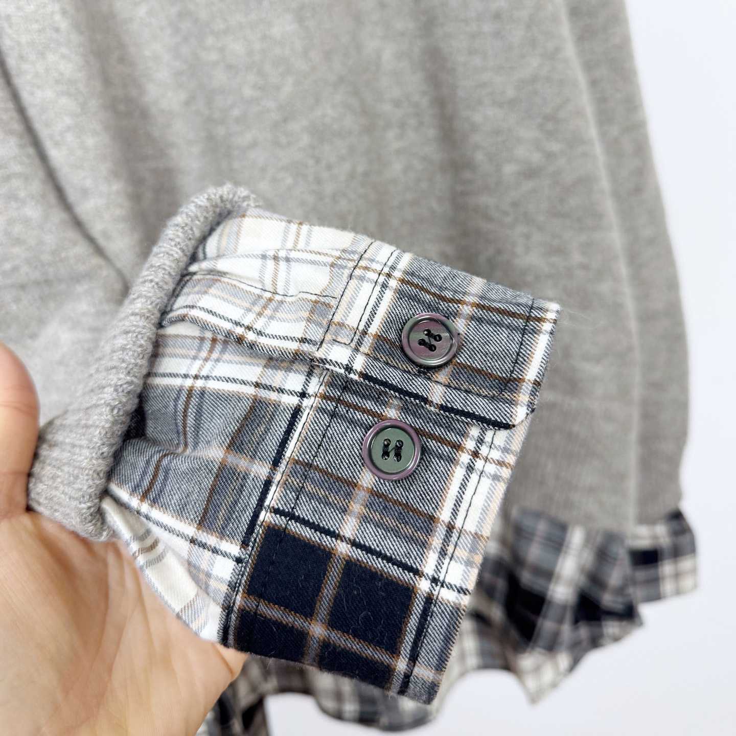 Acne Studios - Layered wool hoodie - FashionPlug