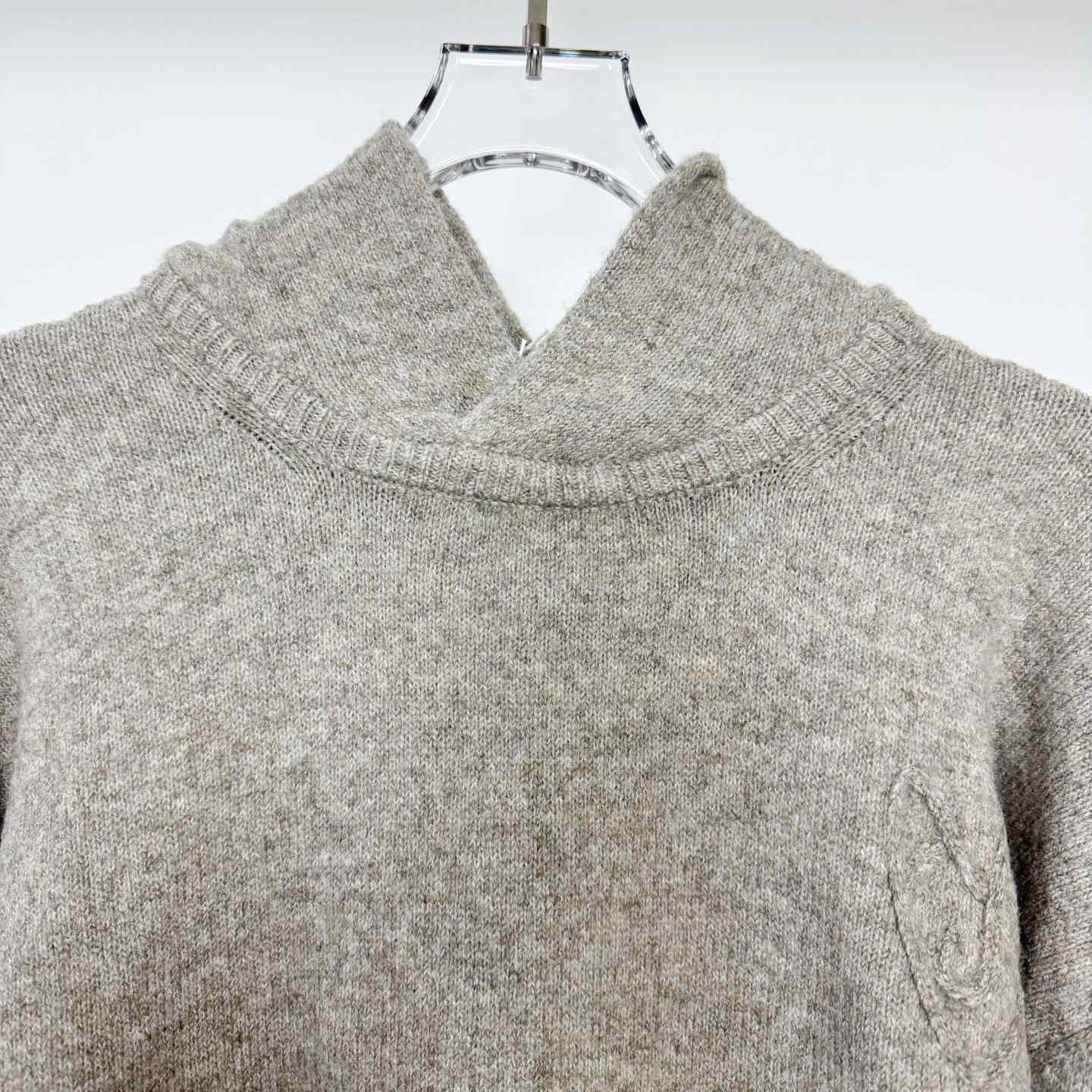Acne Studios - Layered wool hoodie - FashionPlug