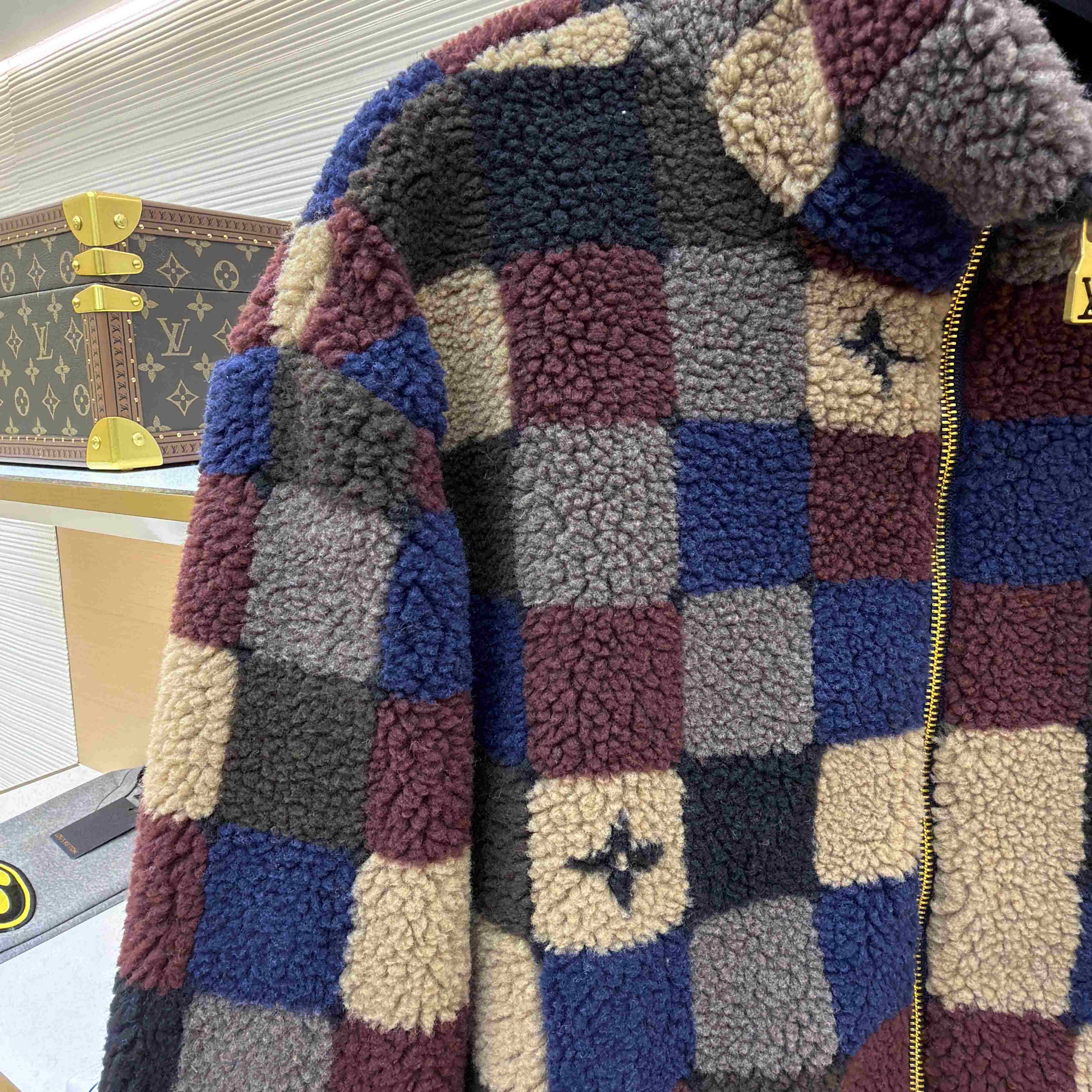 Louis Vuitton Damier Fleece Blouson - FashionPlug