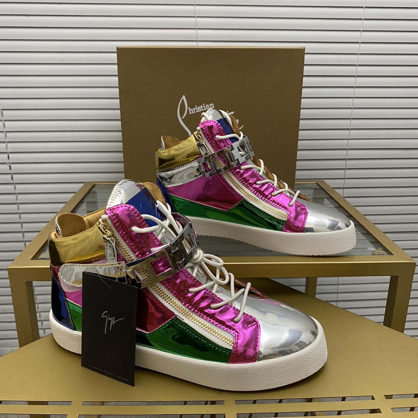 Giuseppe Zanotti High-Top Sneak - FashionPlug