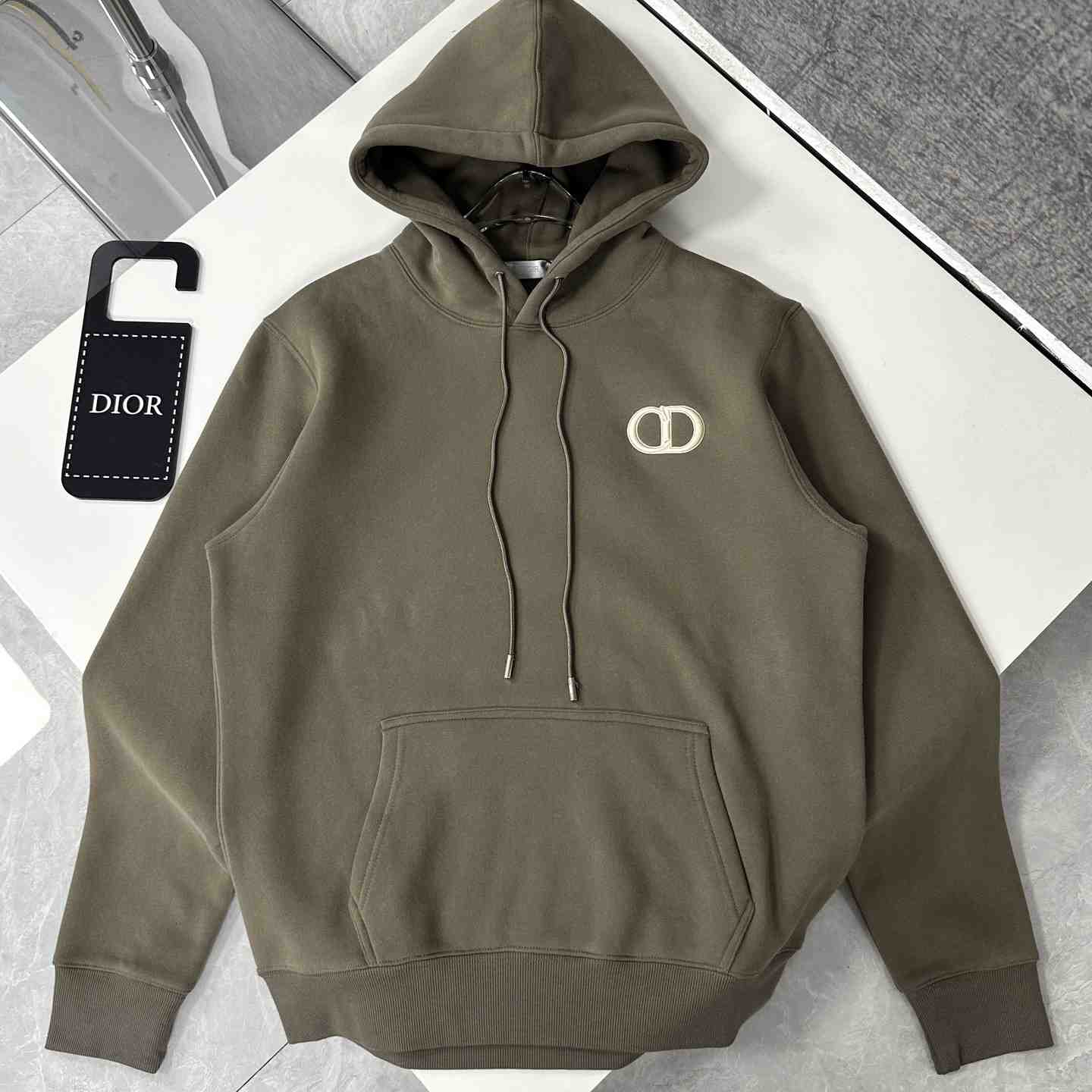 Dior CD Icon Cotton Hooded Sweatshirt - FashionPlug