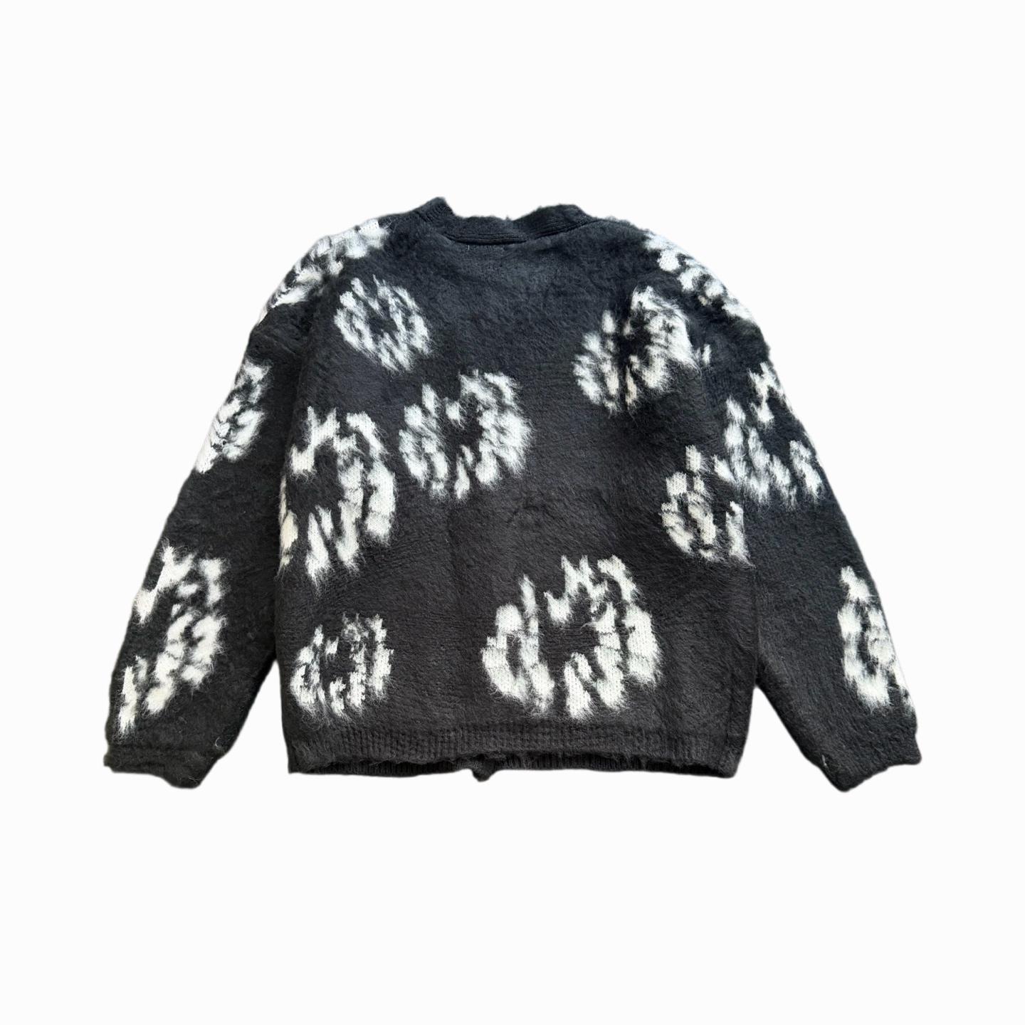 Denim Tears x SAINT MXXXXXX Floral Cardigan - FashionPlug