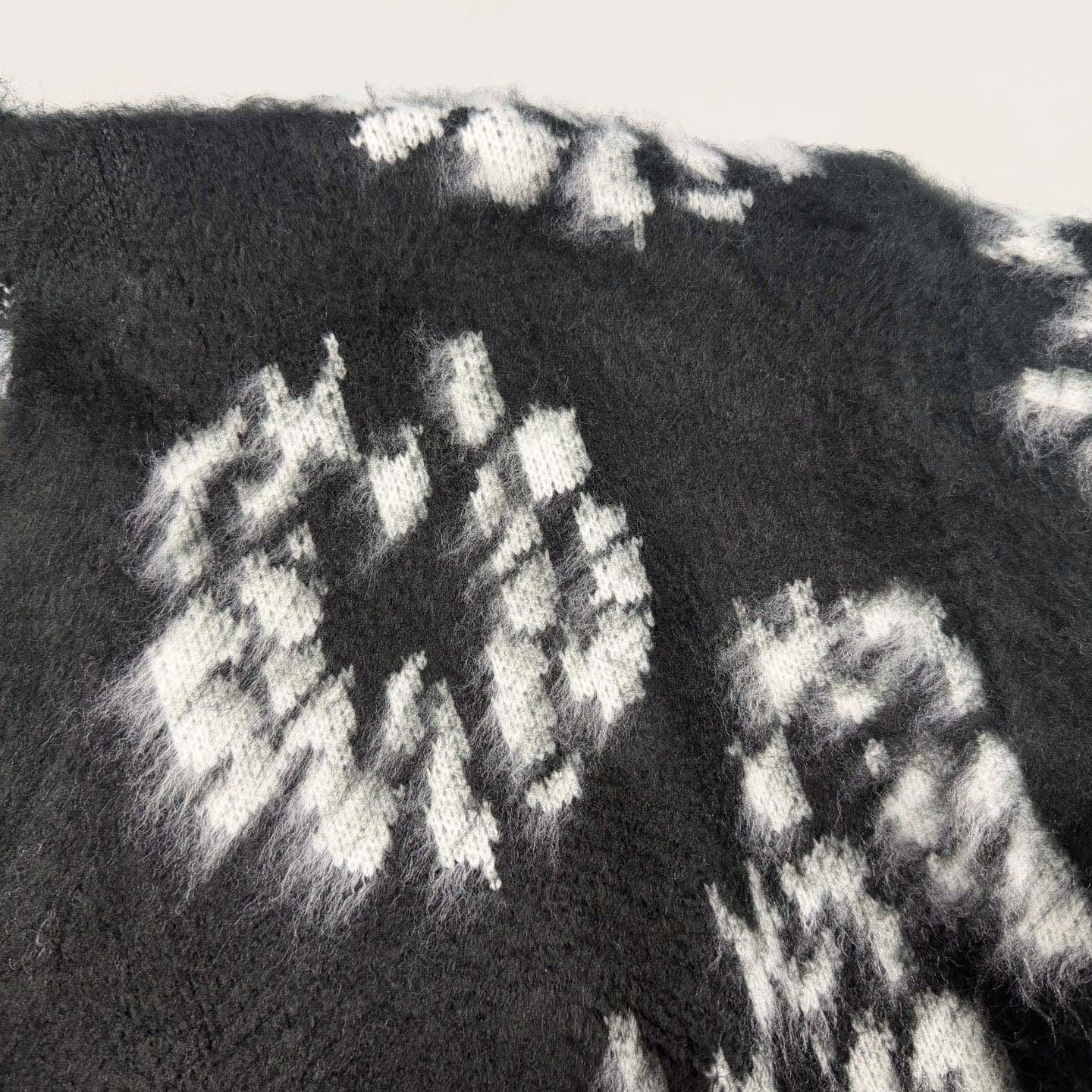 Denim Tears x SAINT MXXXXXX Floral Cardigan - FashionPlug