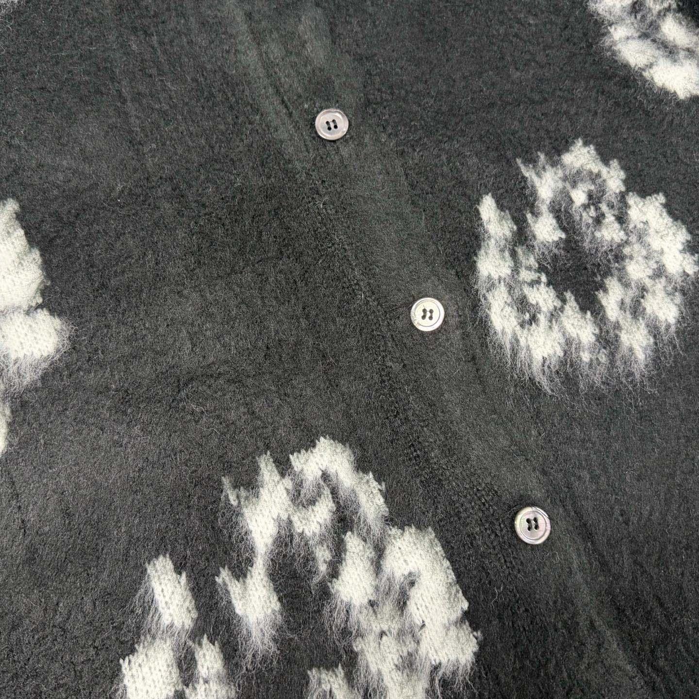 Denim Tears x SAINT MXXXXXX Floral Cardigan - FashionPlug