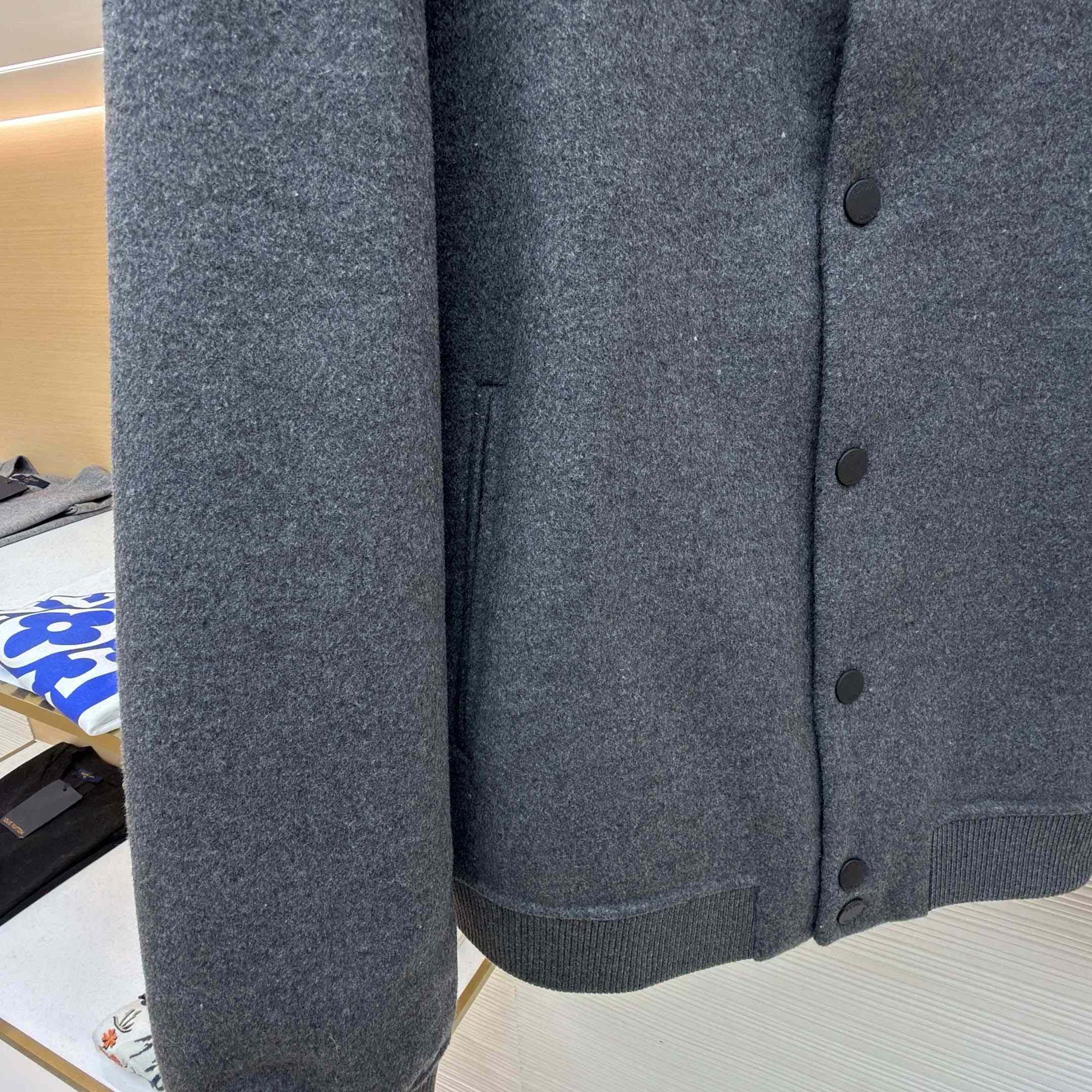 Fendi Gray Wool Blouson - FashionPlug