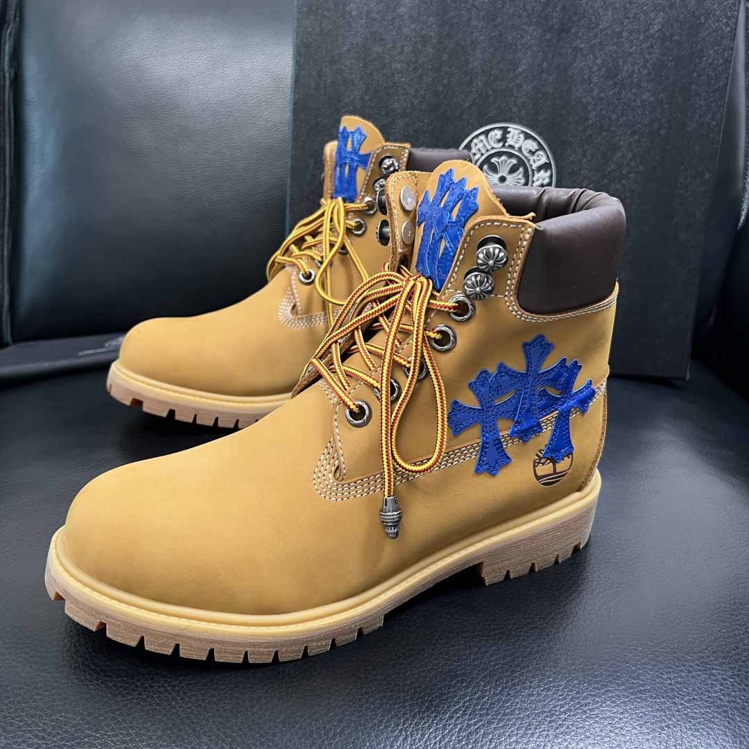 Chrome Hearts x Timberland 6-inch Boots - FashionPlug