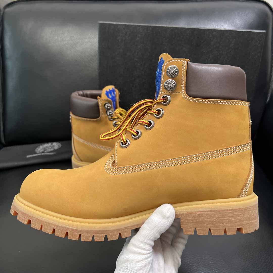 Chrome Hearts x Timberland 6-inch Boots - FashionPlug