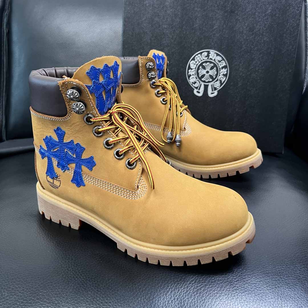 Chrome Hearts x Timberland 6-inch Boots - FashionPlug