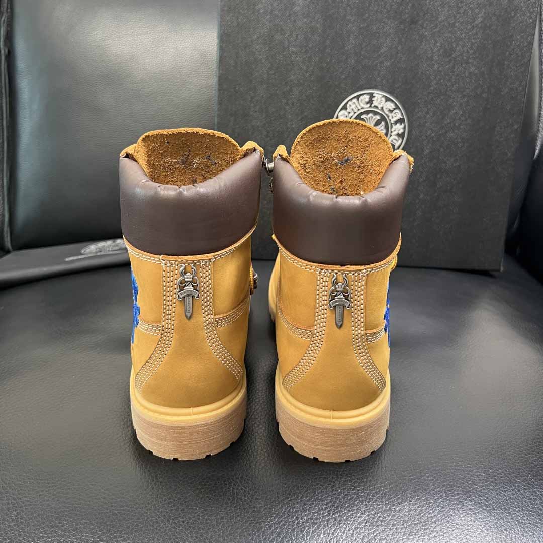 Chrome Hearts x Timberland 6-inch Boots - FashionPlug