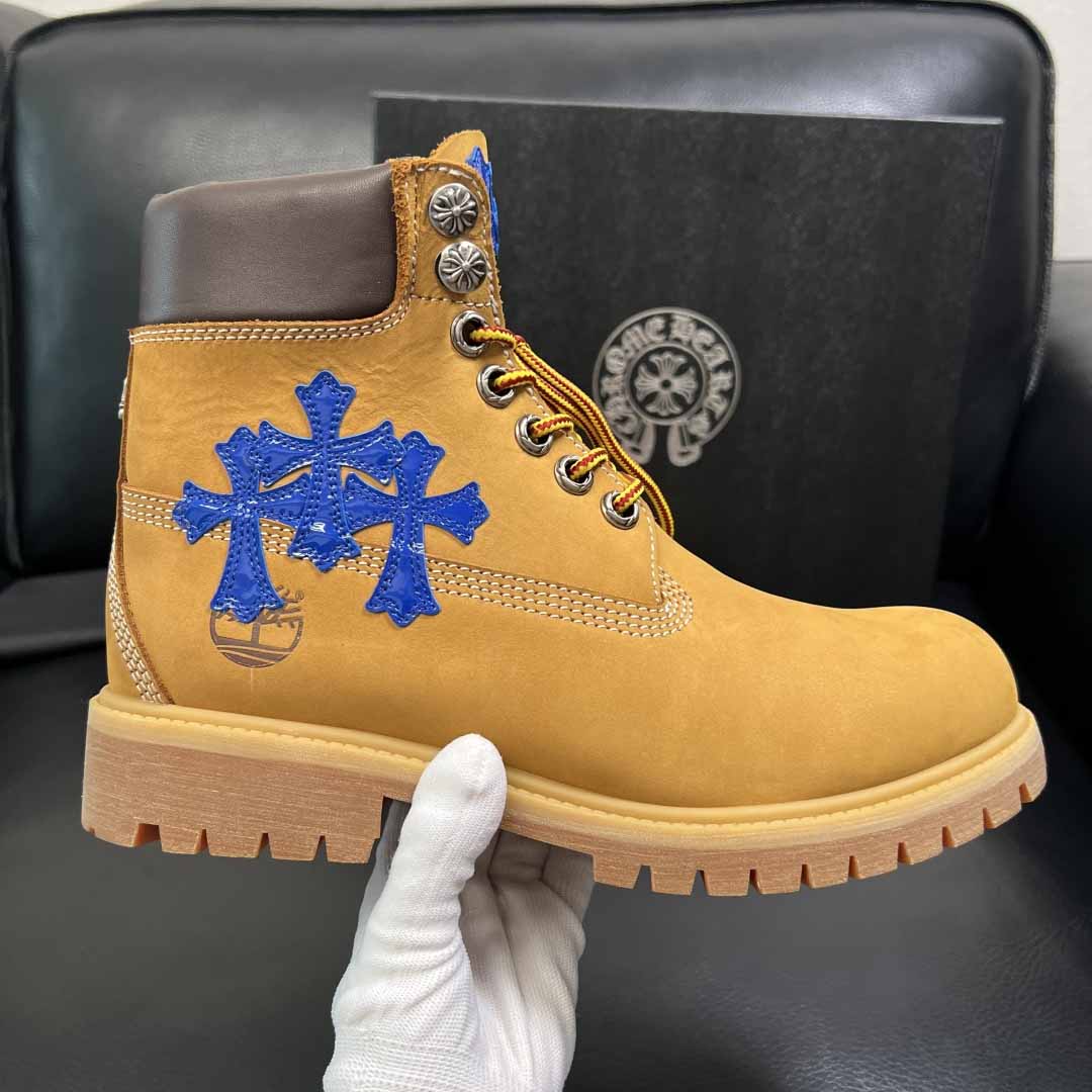 Chrome Hearts x Timberland 6-inch Boots - FashionPlug