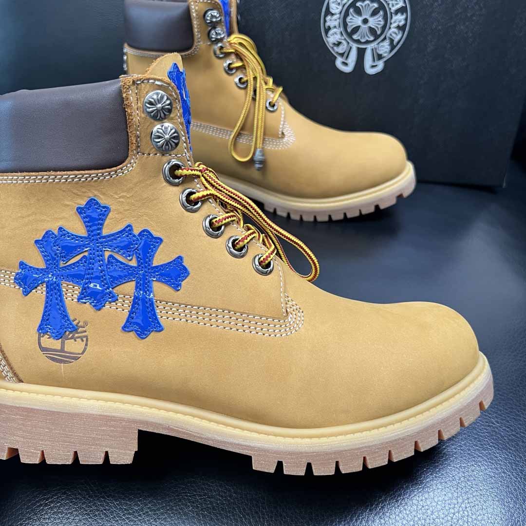 Chrome Hearts x Timberland 6-inch Boots - FashionPlug