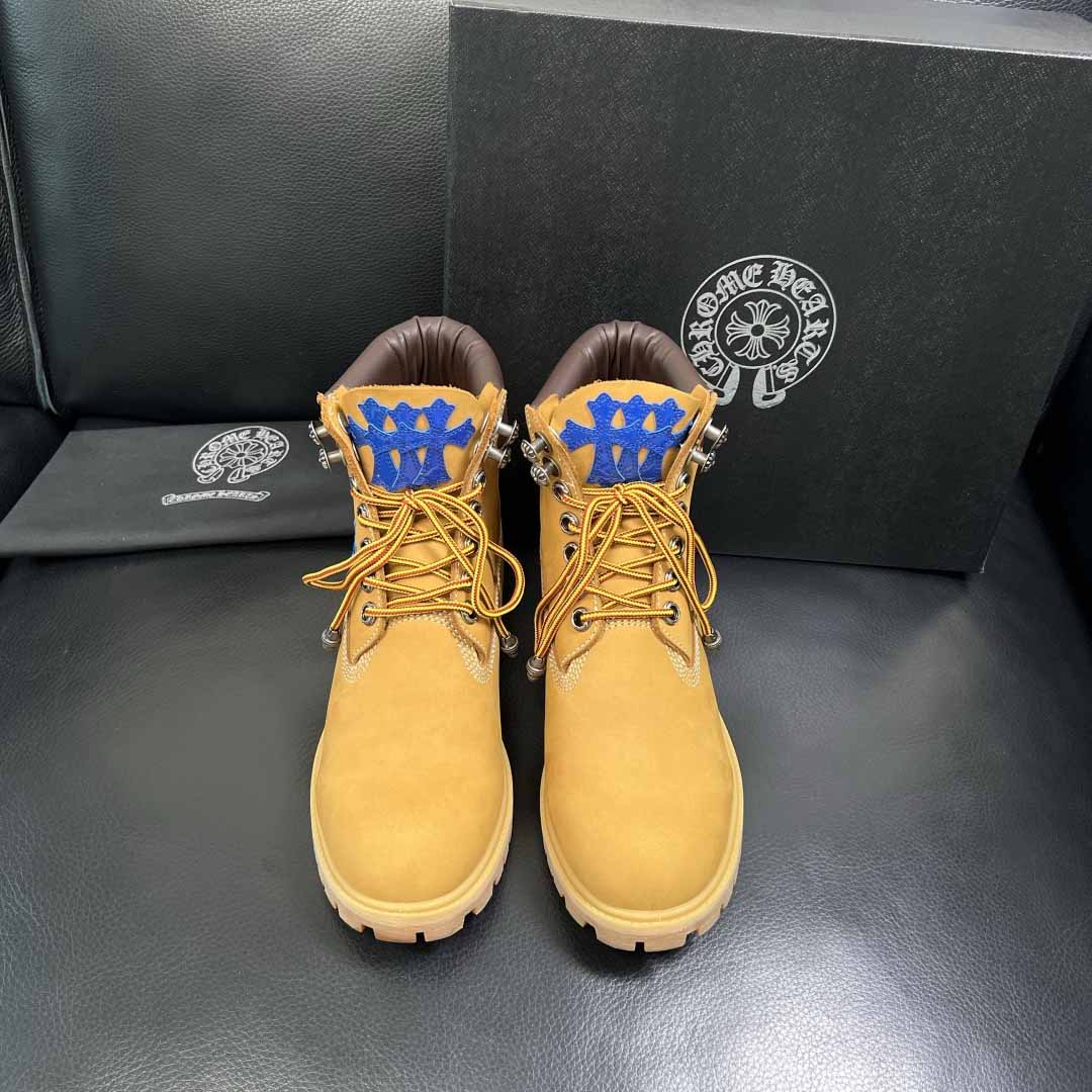 Chrome Hearts x Timberland 6-inch Boots - FashionPlug